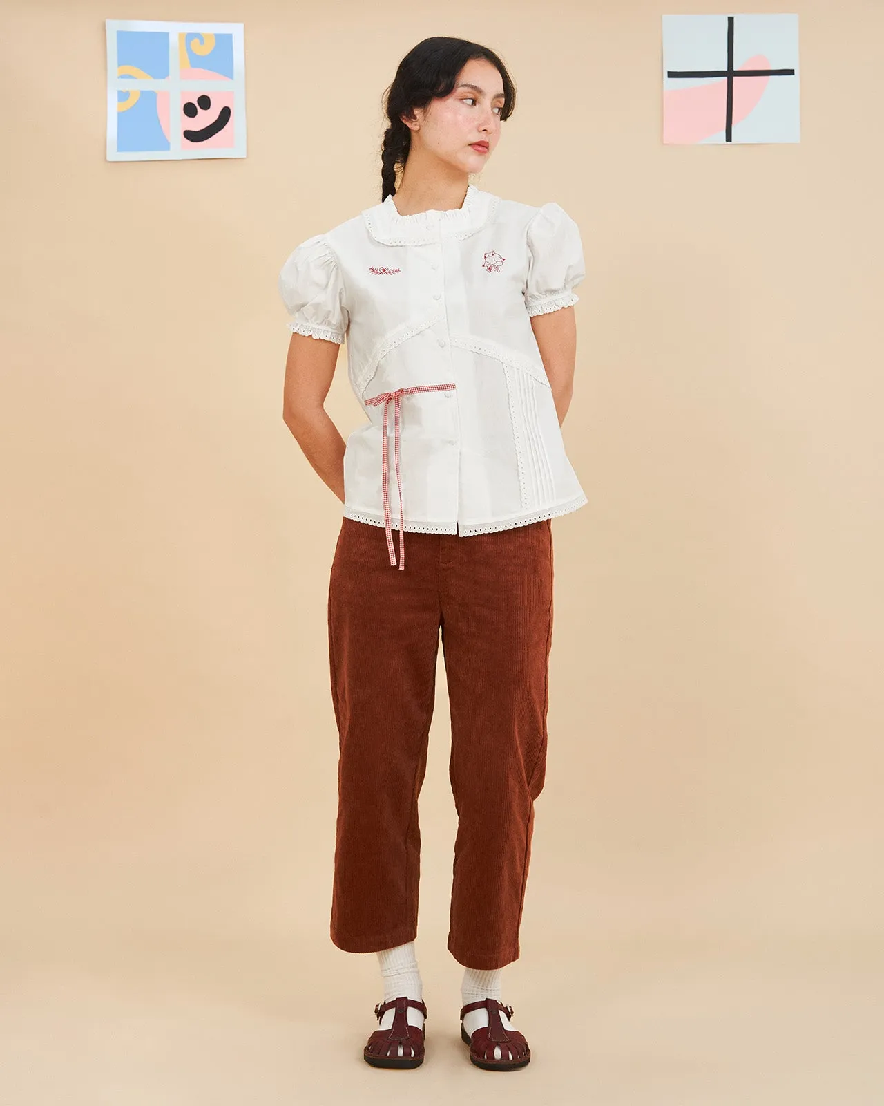 The Frog and Frills Blouse sold by Kina and Tam product image thumbnail 2