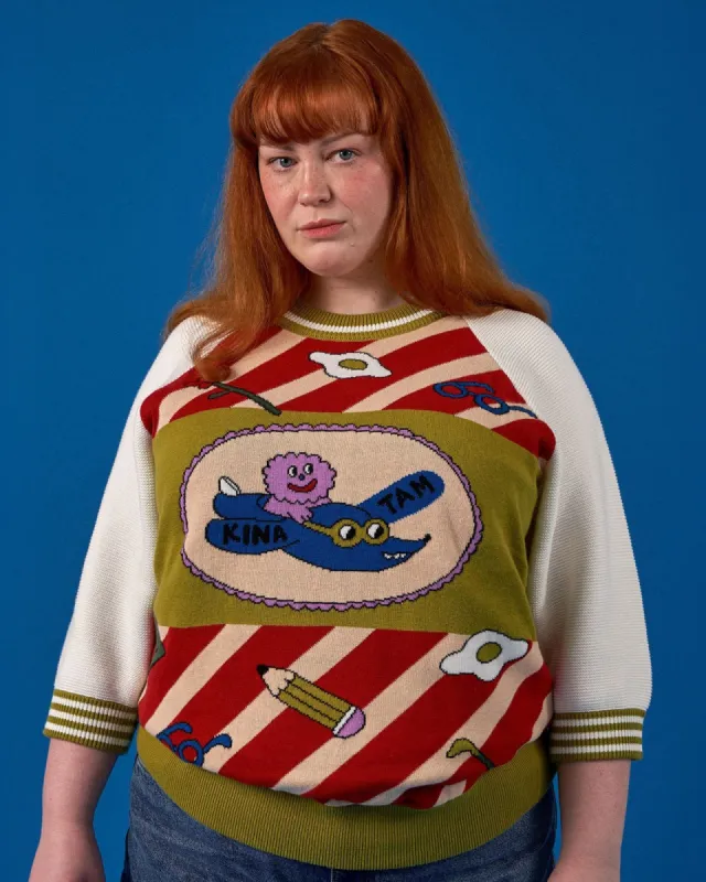 The Aero-Pup Sweater sold by Kina and Tam