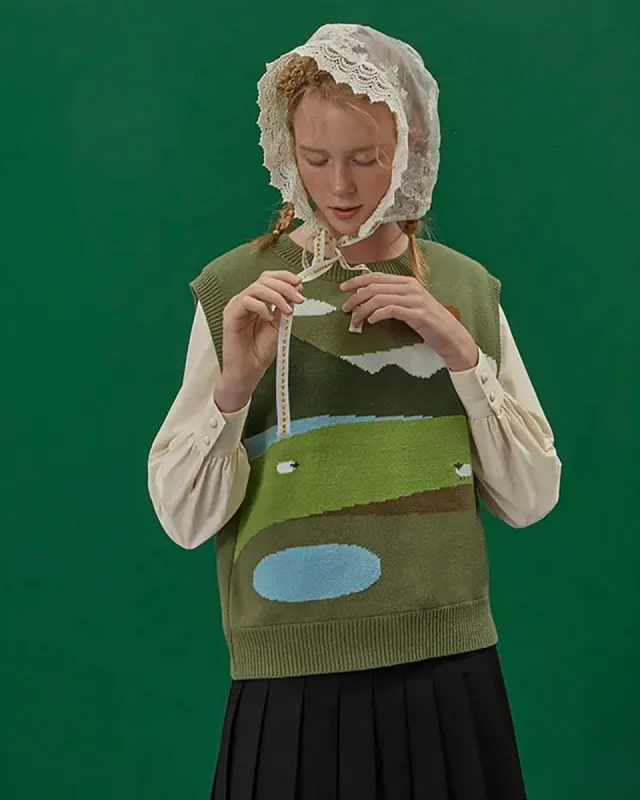 The Homestead Vest sold by Kina and Tam