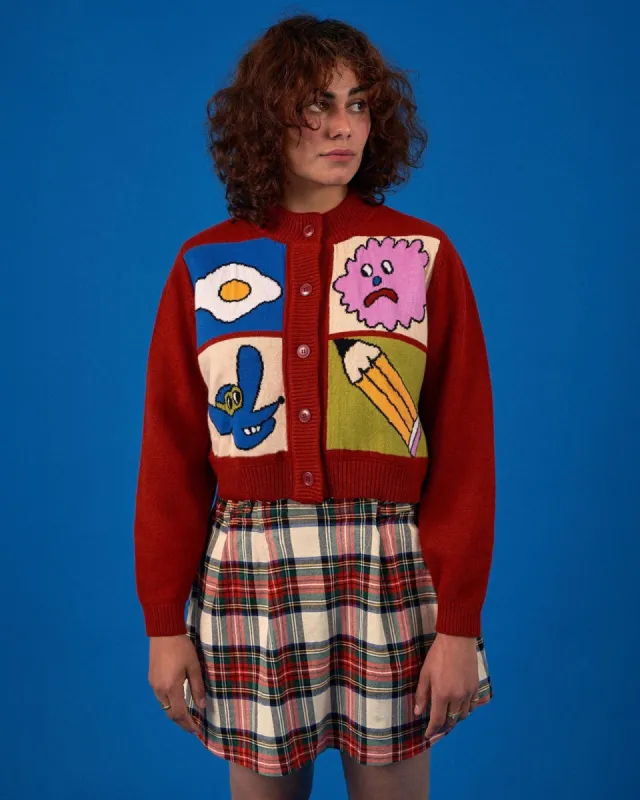 The Foursquare Cardigan sold by Kina and Tam