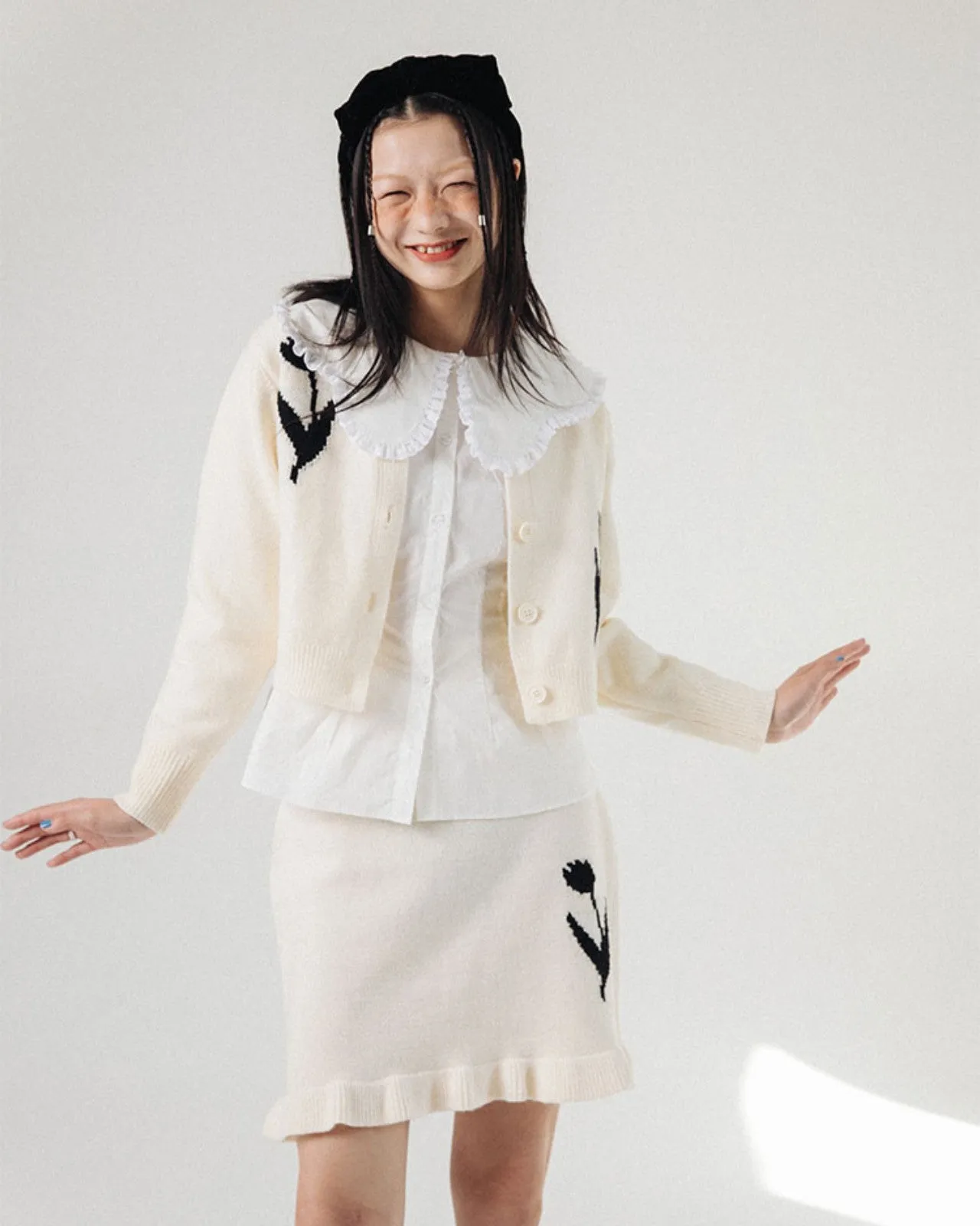 She Loves Me Not Cardigan sold by Kina and Tam product image thumbnail 2