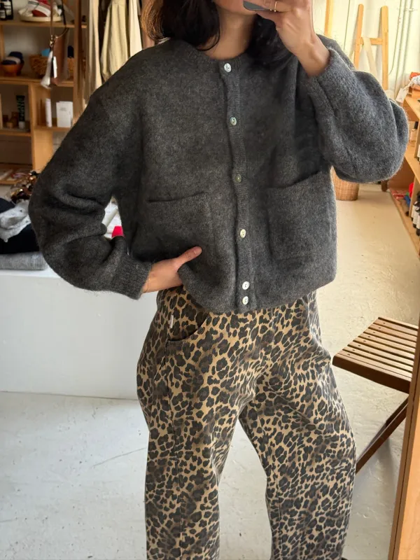 Amélie Alpaca Cardigan sold by NA NIN