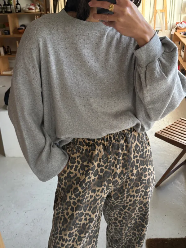 Pointelle Core Sweatshirt made by Le Bon Shoppe