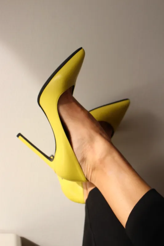 Saint Laurent Citron Pumps sold by NA NIN