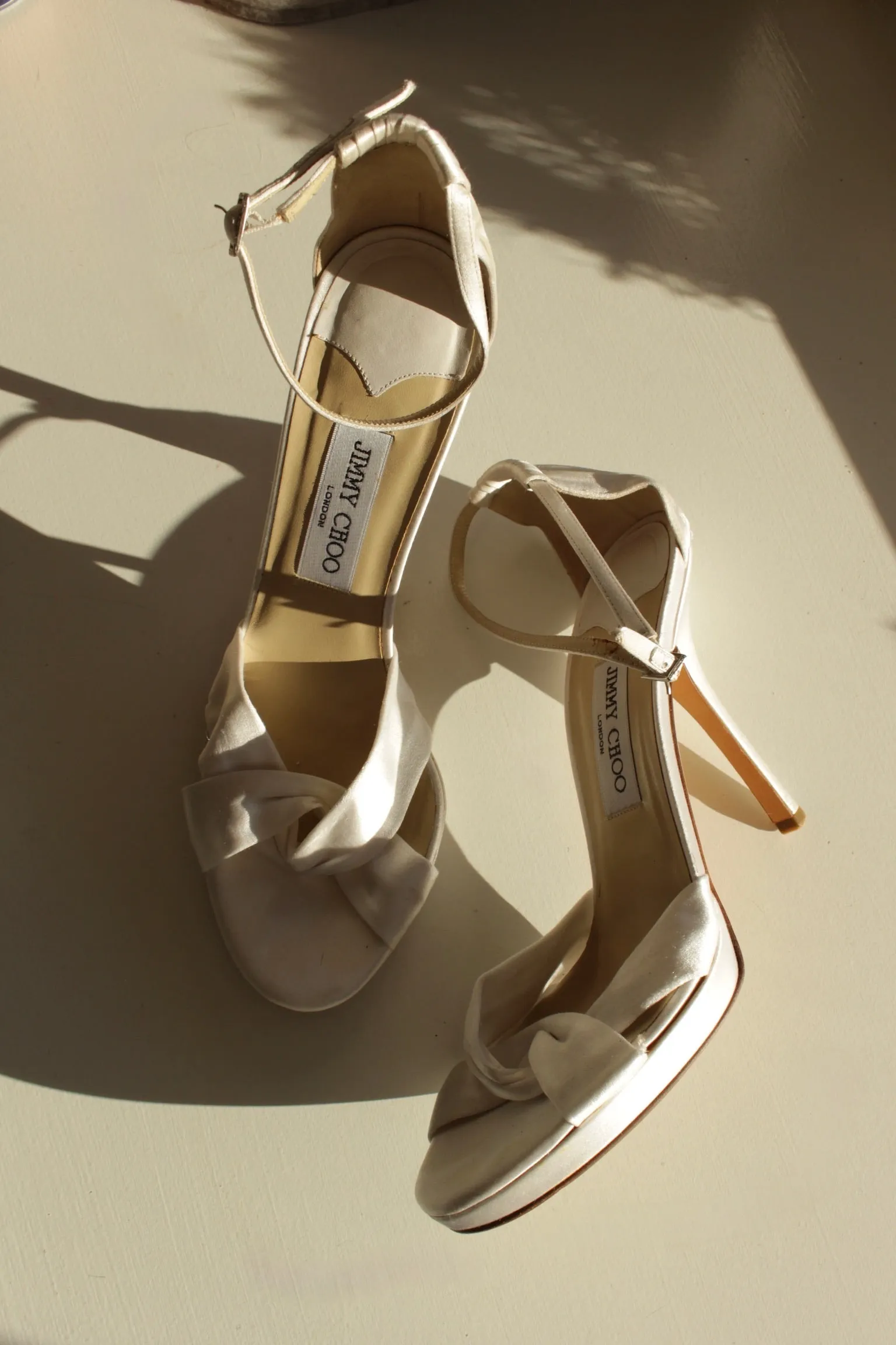 Jimmy Choo Pearl Satin Heels sold by NA NIN product image thumbnail 2
