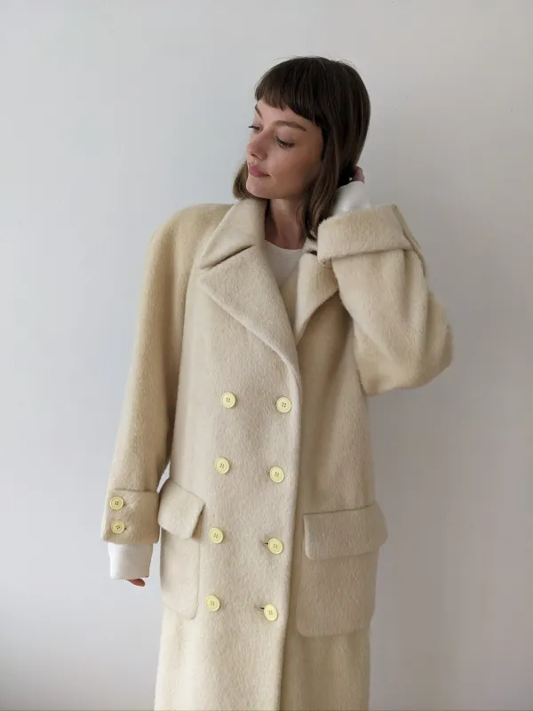 Luxury Vintage Wool, Alpaca & Mohair Coat sold by NA NIN