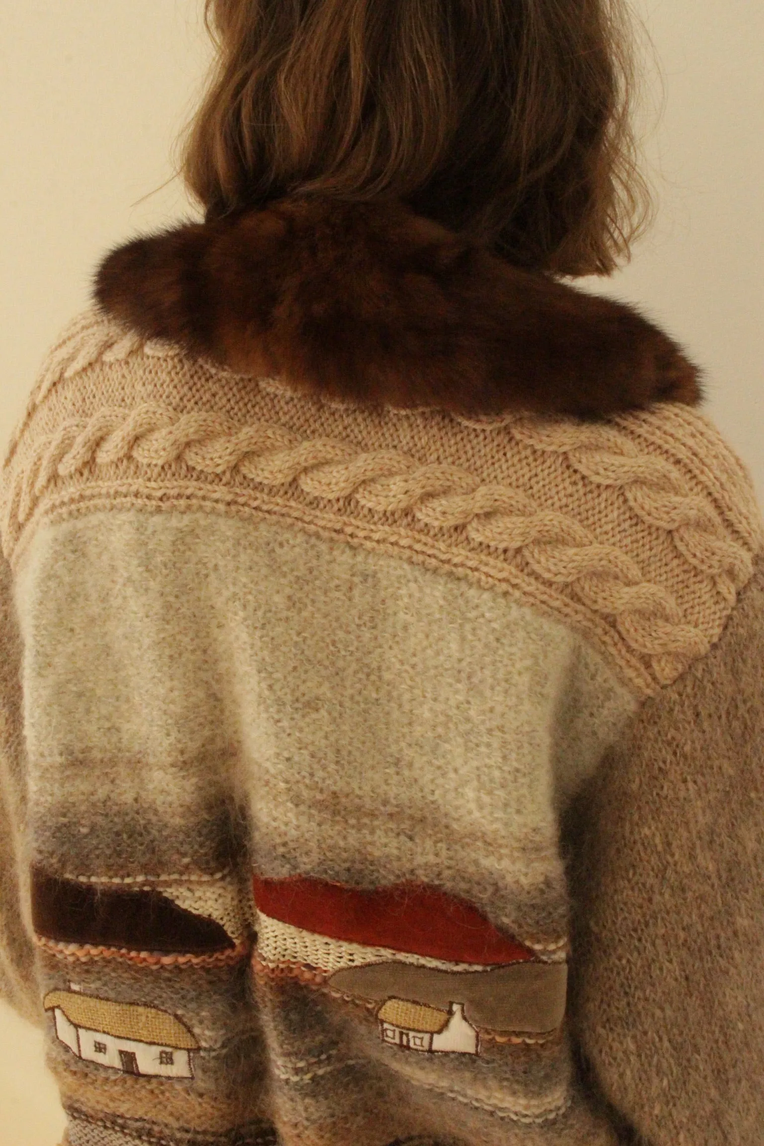 Vintage Caramel Fur Collar sold by NA NIN product image thumbnail 4