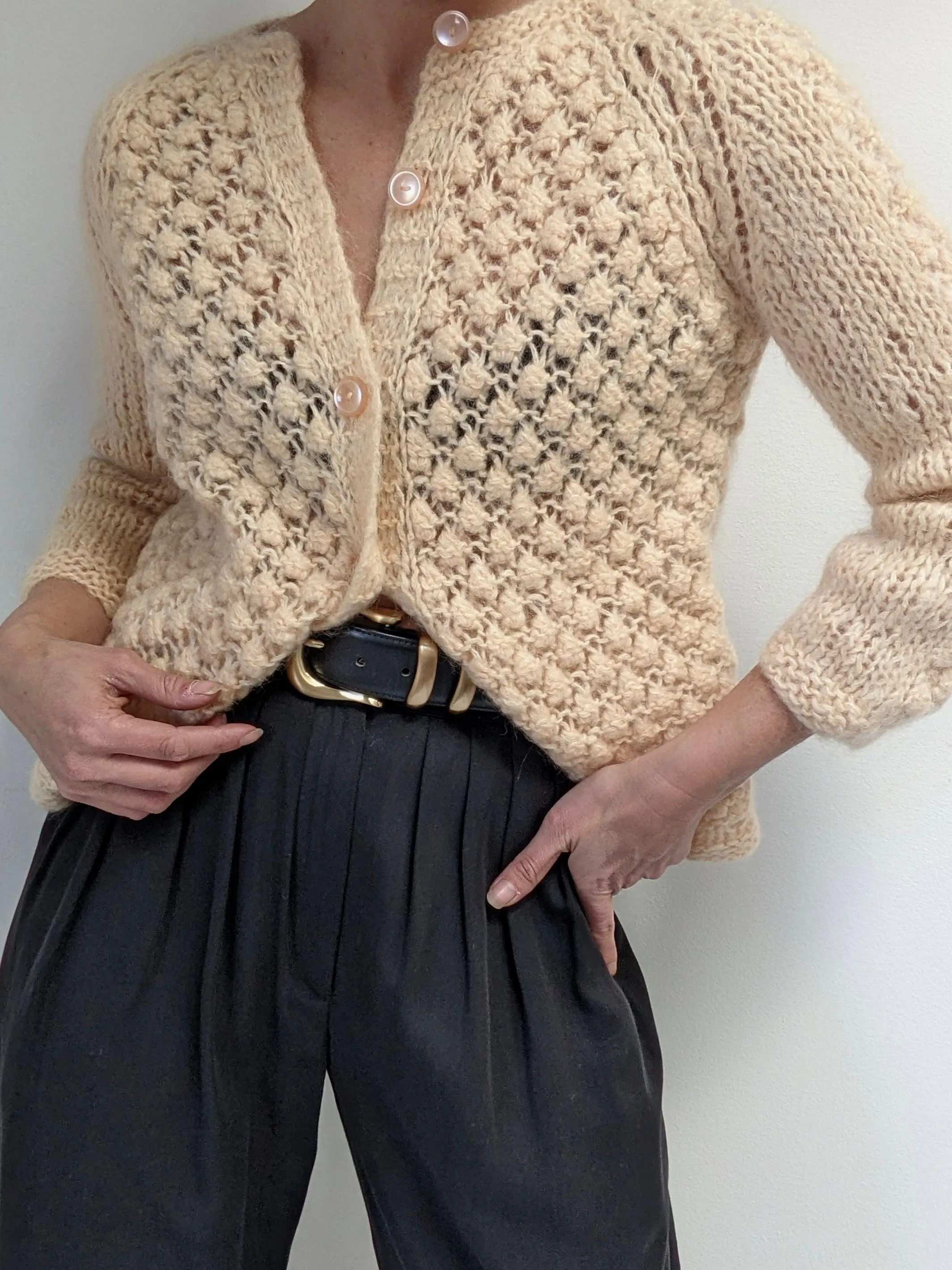 Vintage Meringue Mohair Cardigan sold by NA NIN product image thumbnail 2