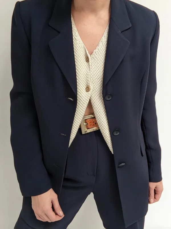 Vintage Midnight Pantsuit made by NA NIN