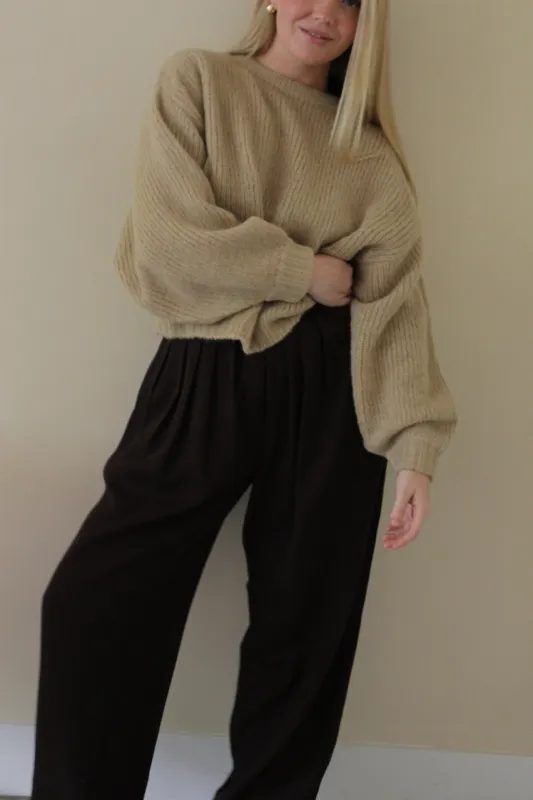 Balloon Sleeve Sweater sold by NA NIN
