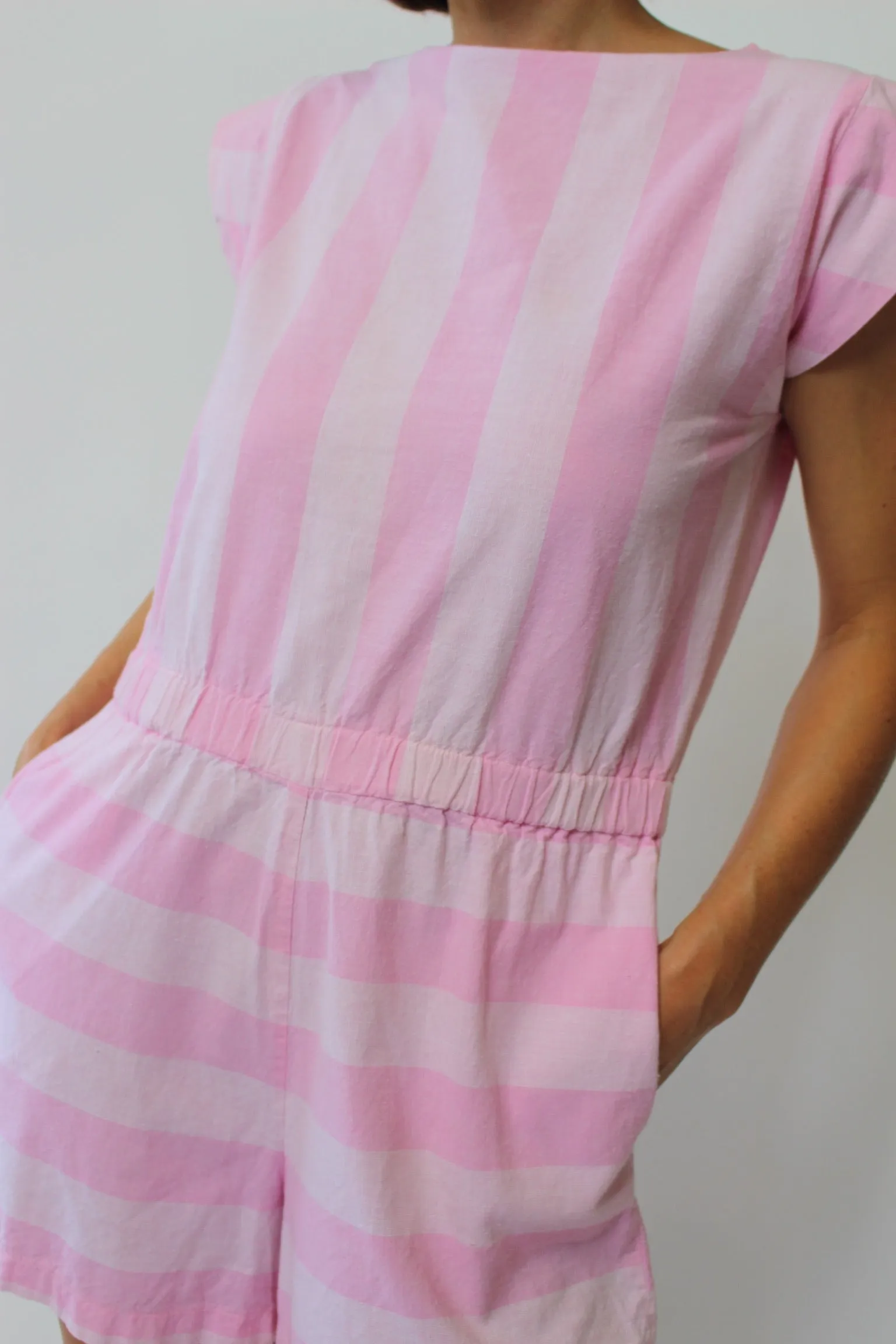 Beautiful Pink Striped Romper sold by NA NIN product image thumbnail 2