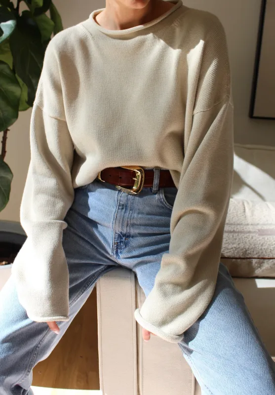 Luca Pima Cotton Pullover made by NA NIN