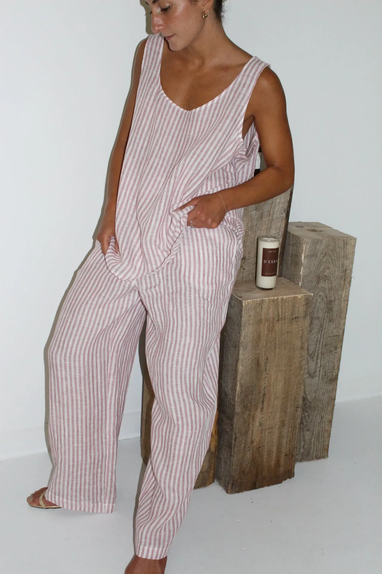 Patricia Linen Pant sold by NA NIN