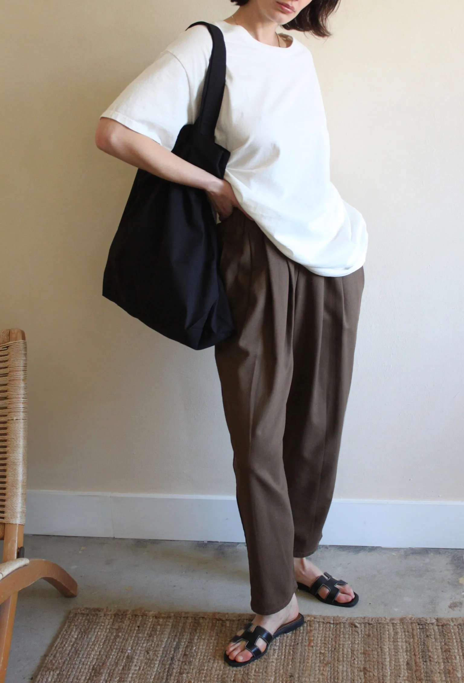 Lena Silk Canvas Pant sold by NA NIN product image thumbnail 3