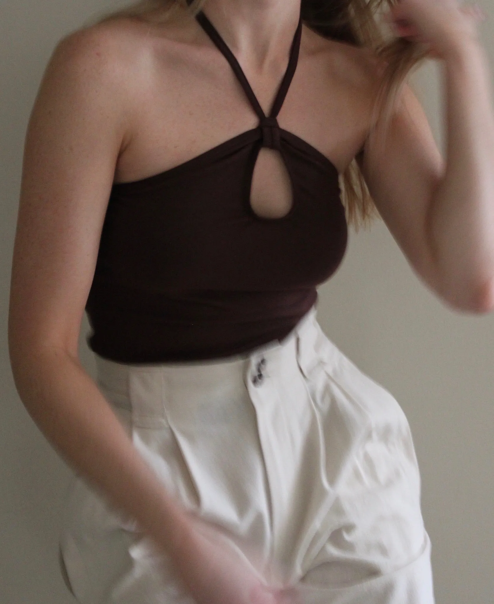 Retiring Kaia Cotton Halter Top sold by NA NIN product image thumbnail 4