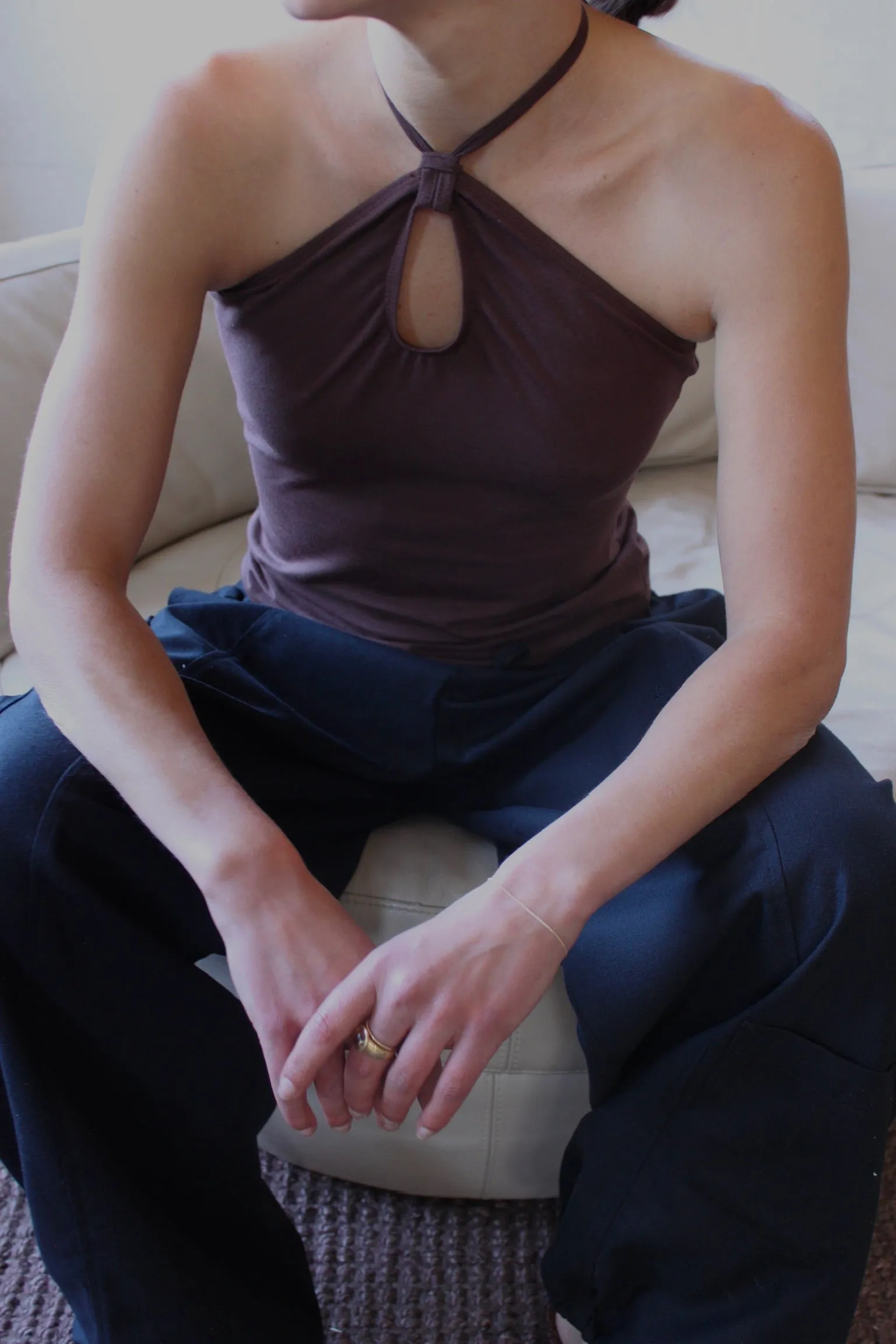 Retiring Kaia Cotton Halter Top sold by NA NIN product image thumbnail 5