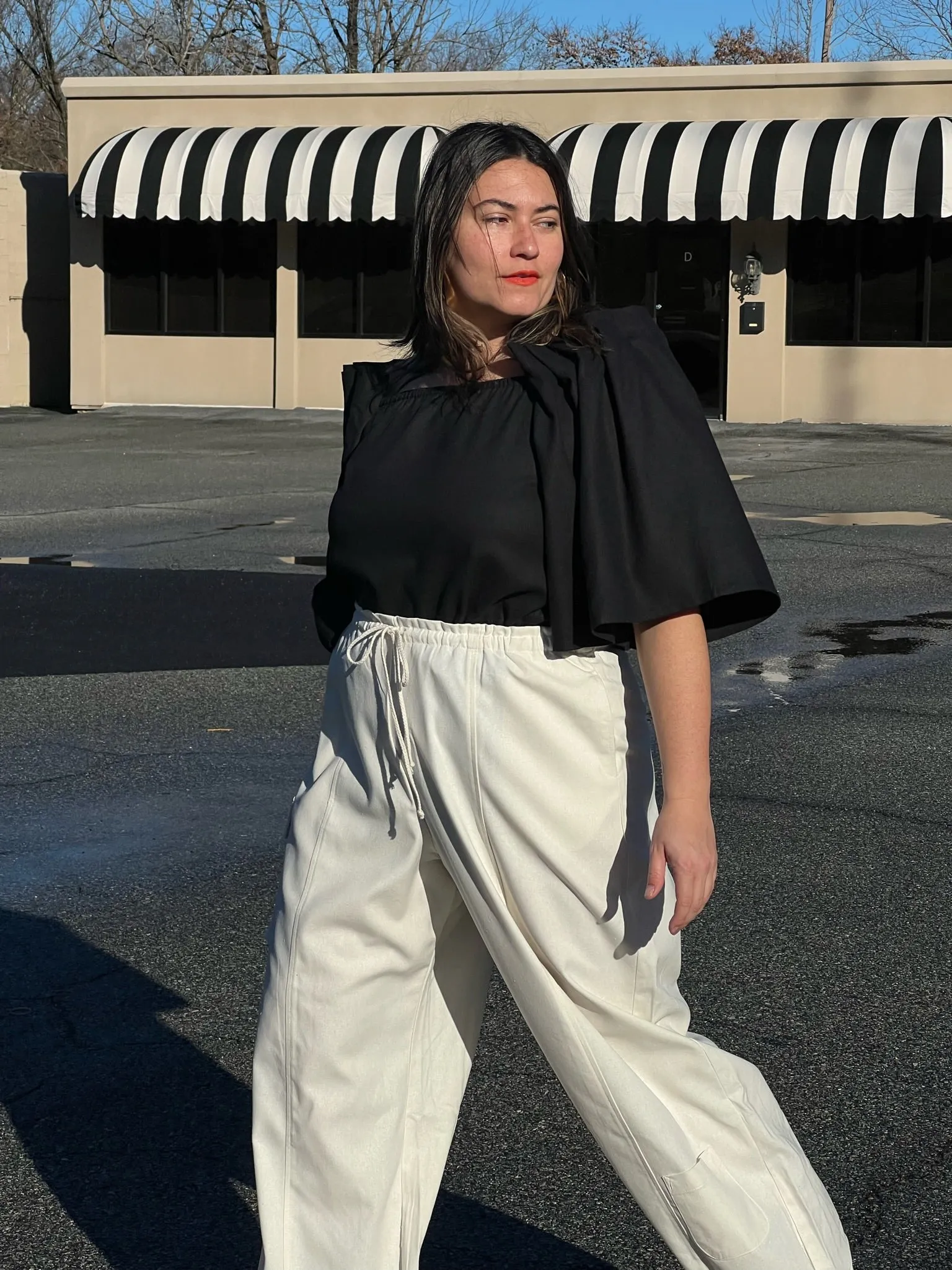 Cooper Silk Canvas Cargo Pant sold by NA NIN product image thumbnail 5