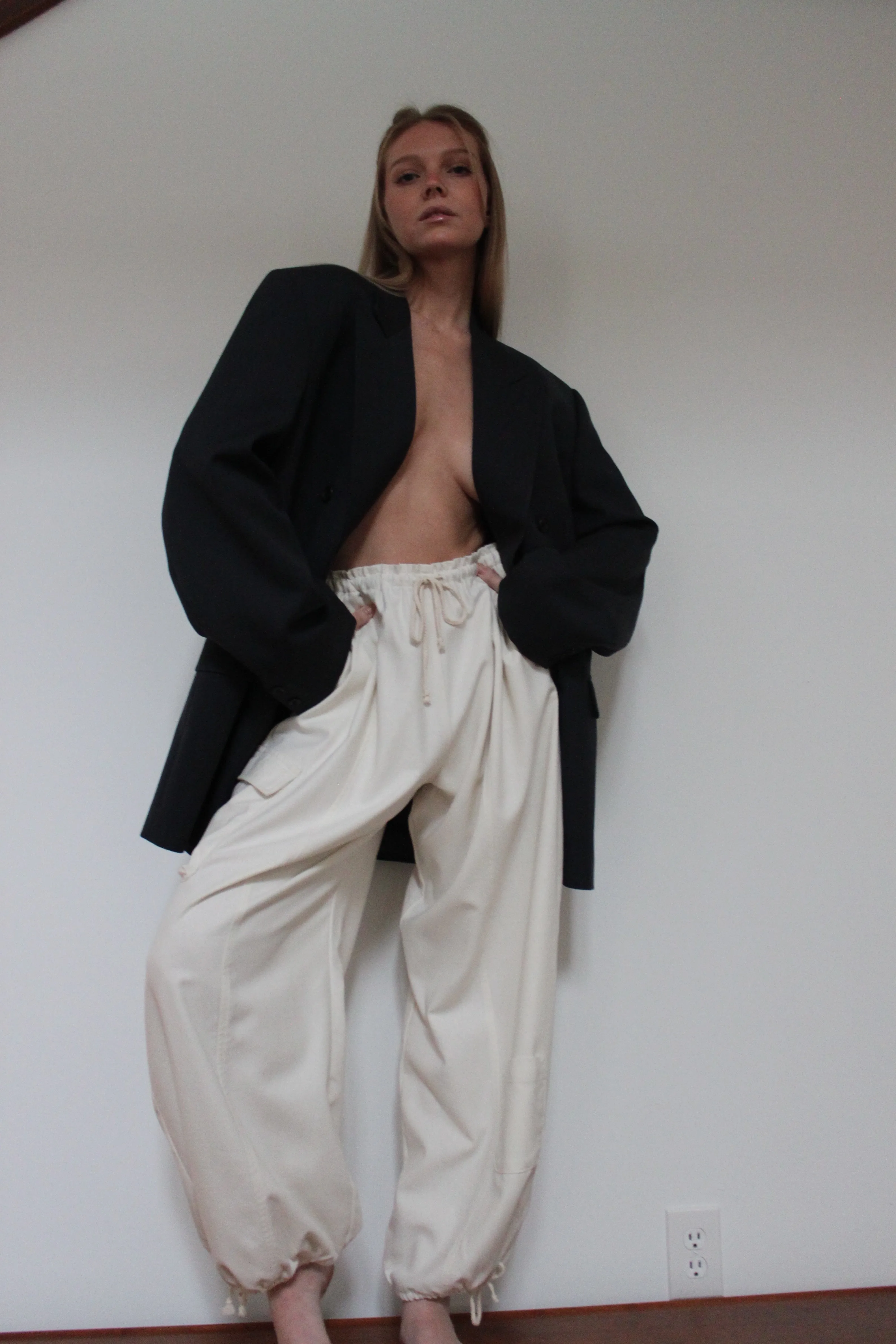 Cooper Silk Canvas Cargo Pant sold by NA NIN product image thumbnail 2