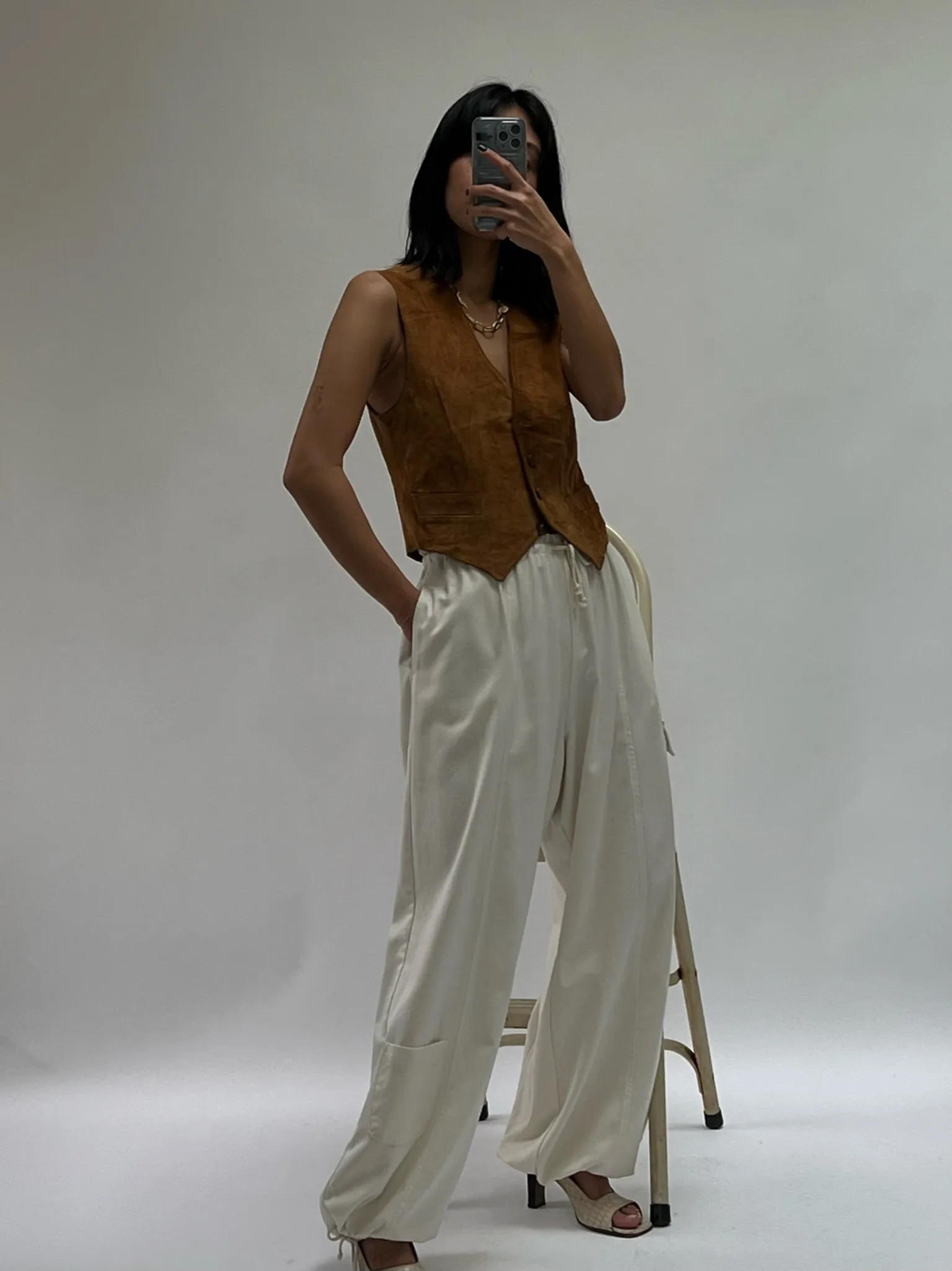 Cooper Silk Canvas Cargo Pant sold by NA NIN product image thumbnail 4