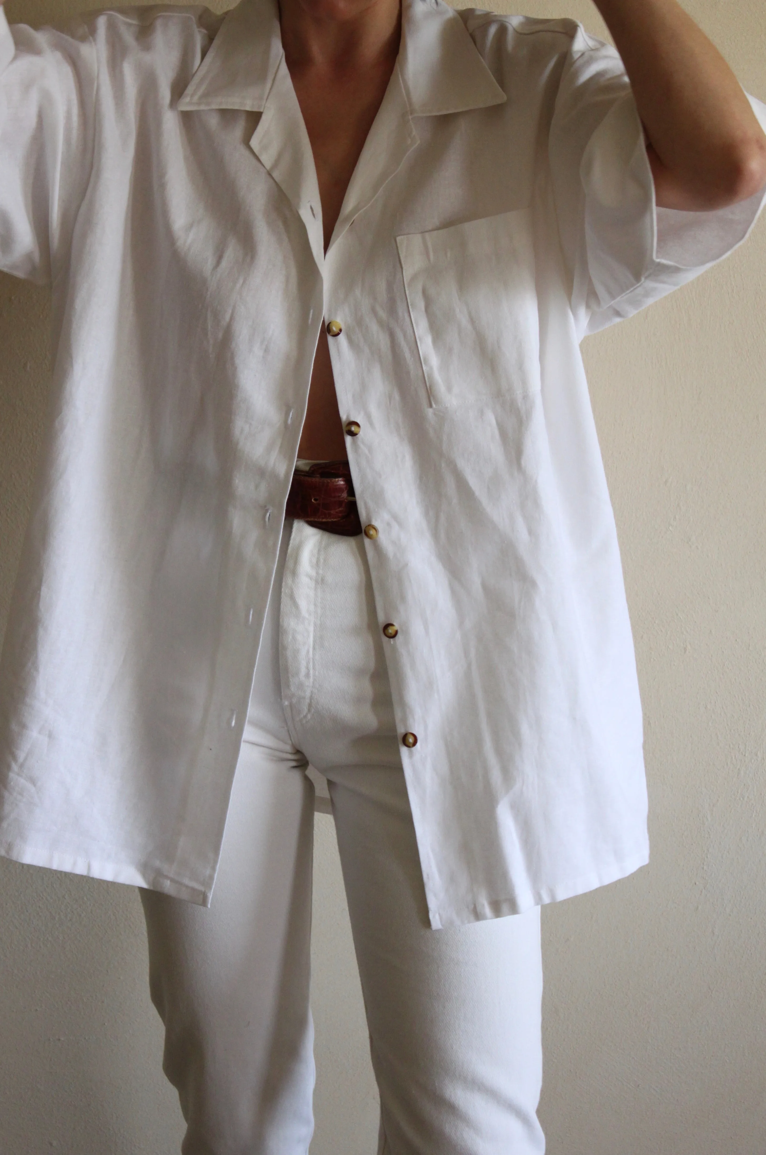 Timmy Linen Cotton Button Up sold by NA NIN product image thumbnail 3