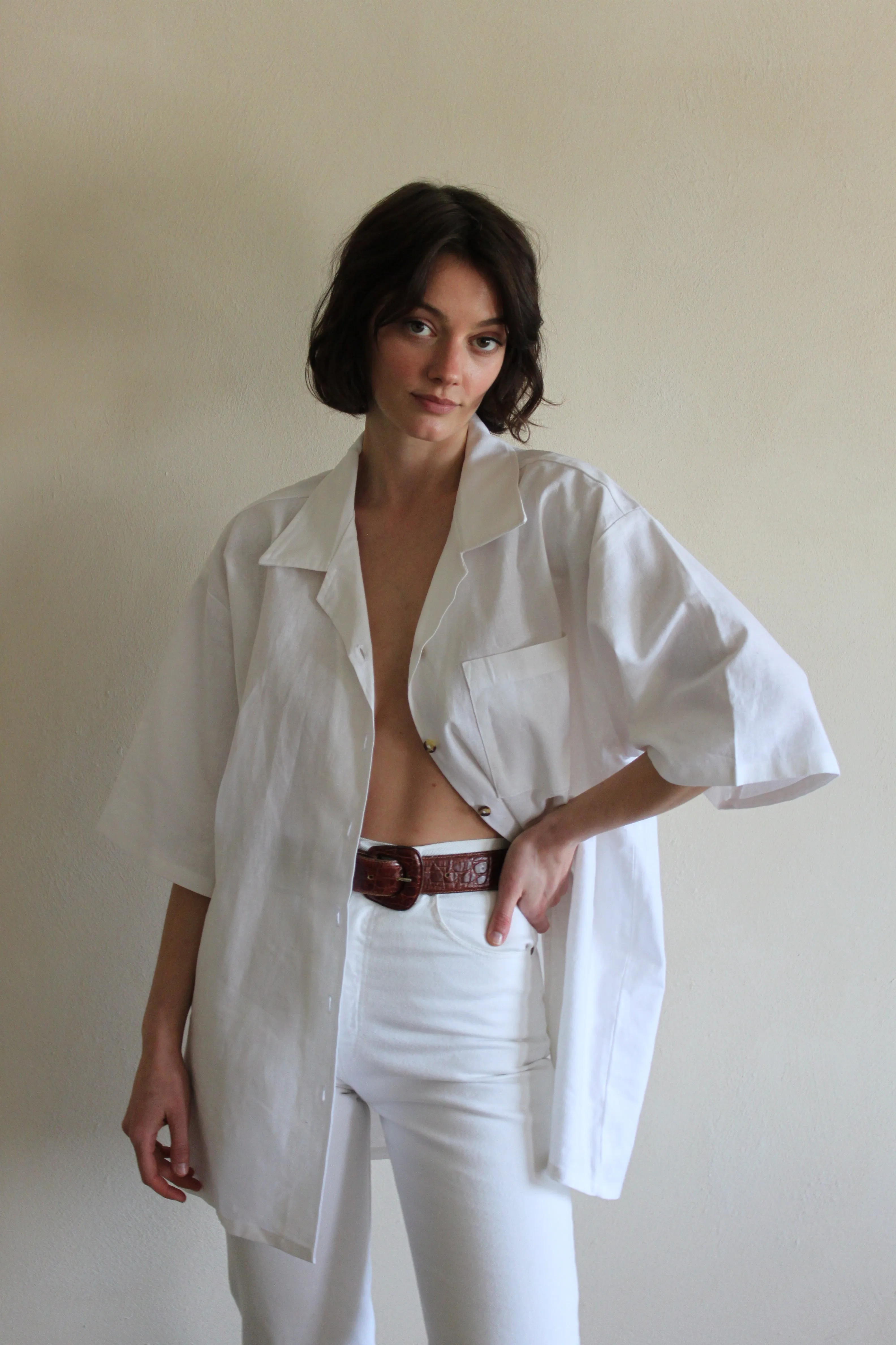 Timmy Linen Cotton Button Up sold by NA NIN product image thumbnail 5