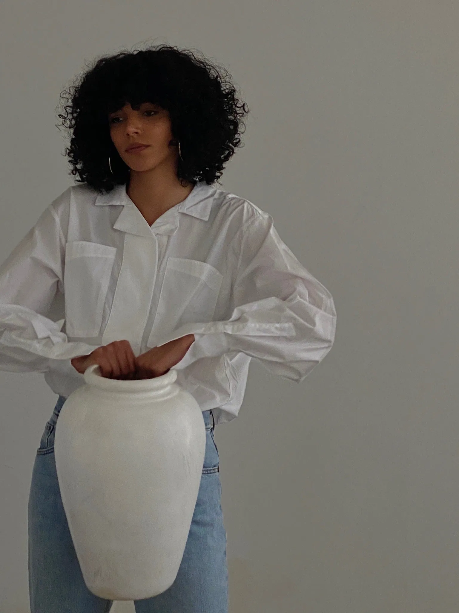 Clarke Cotton Poplin Button Up sold by NA NIN product image thumbnail 4