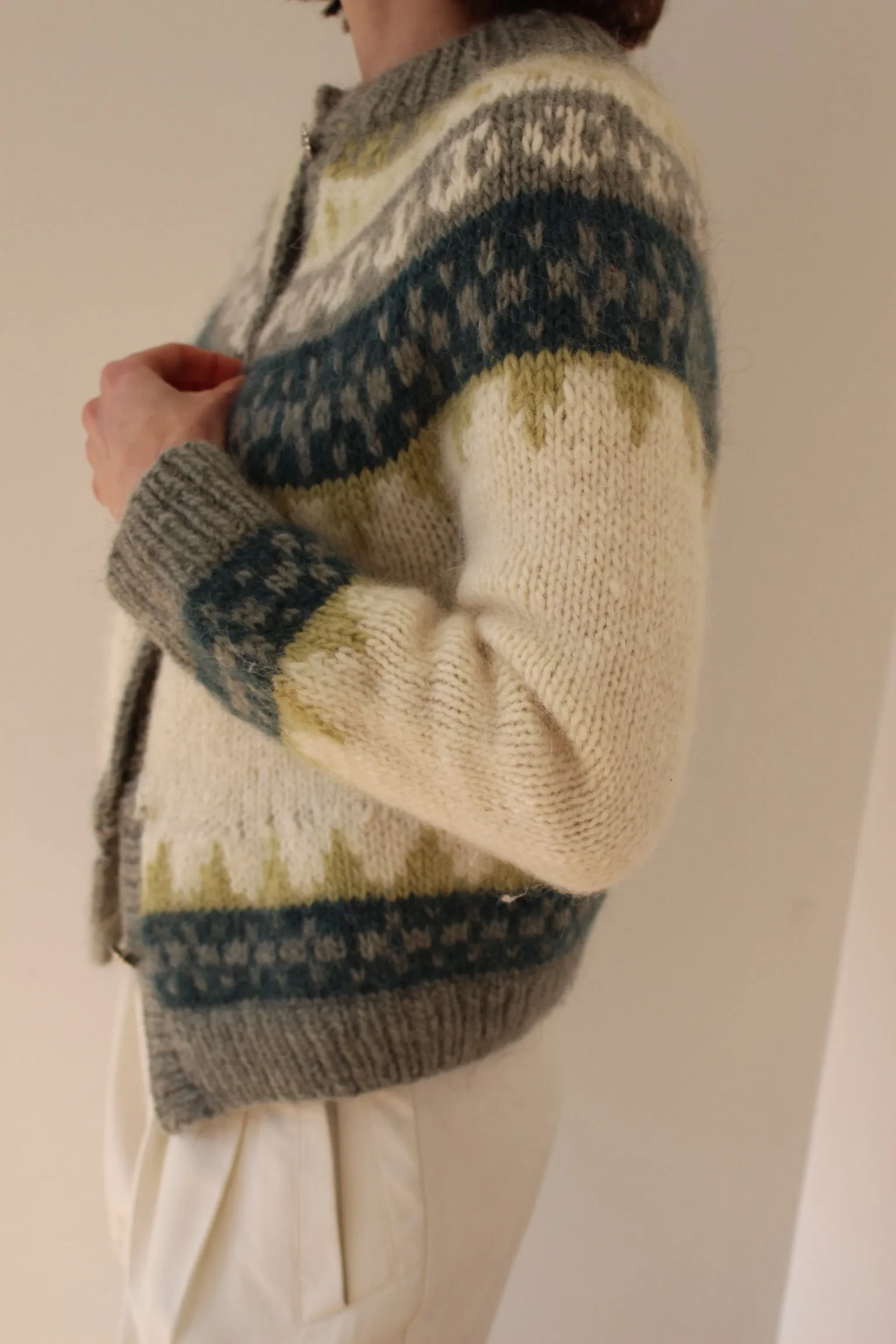 Beautiful Vintage Fair Isle Wool Cardigan sold by NA NIN product image thumbnail 3