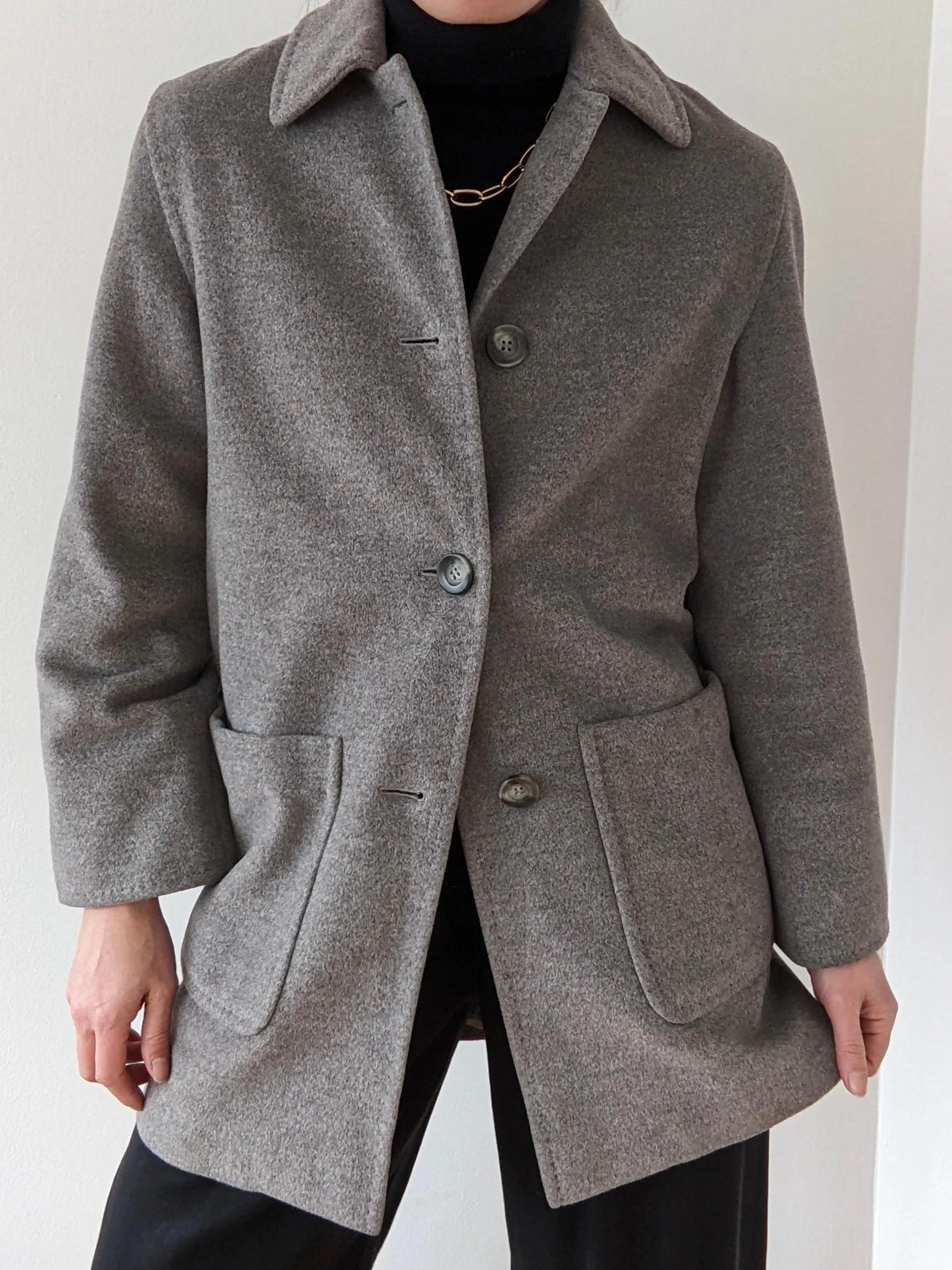 Luxurious Vintage Ash Cashgorissimo Coat sold by NA NIN product image thumbnail 3