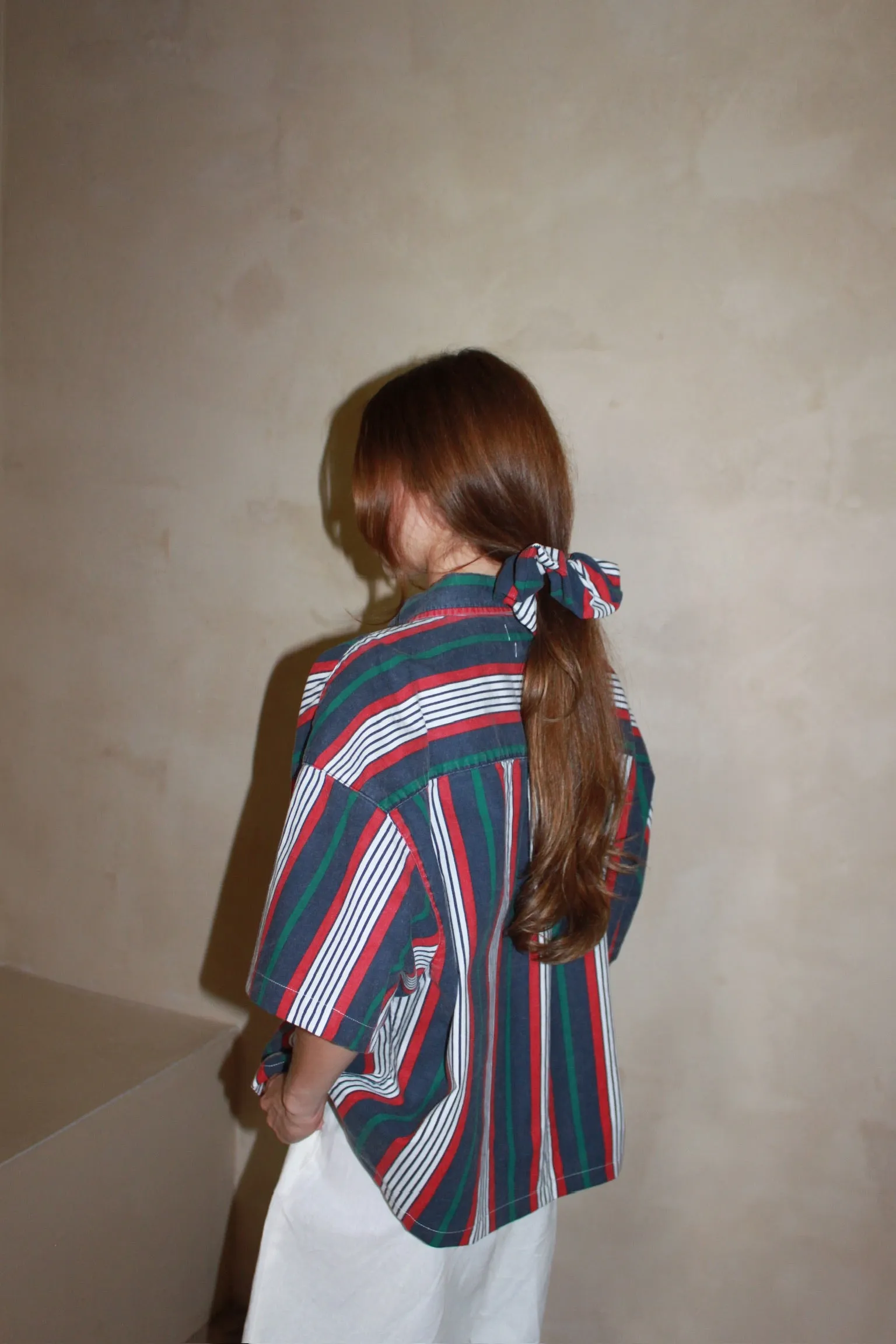 Reworked Striped Scrunchie sold by NA NIN