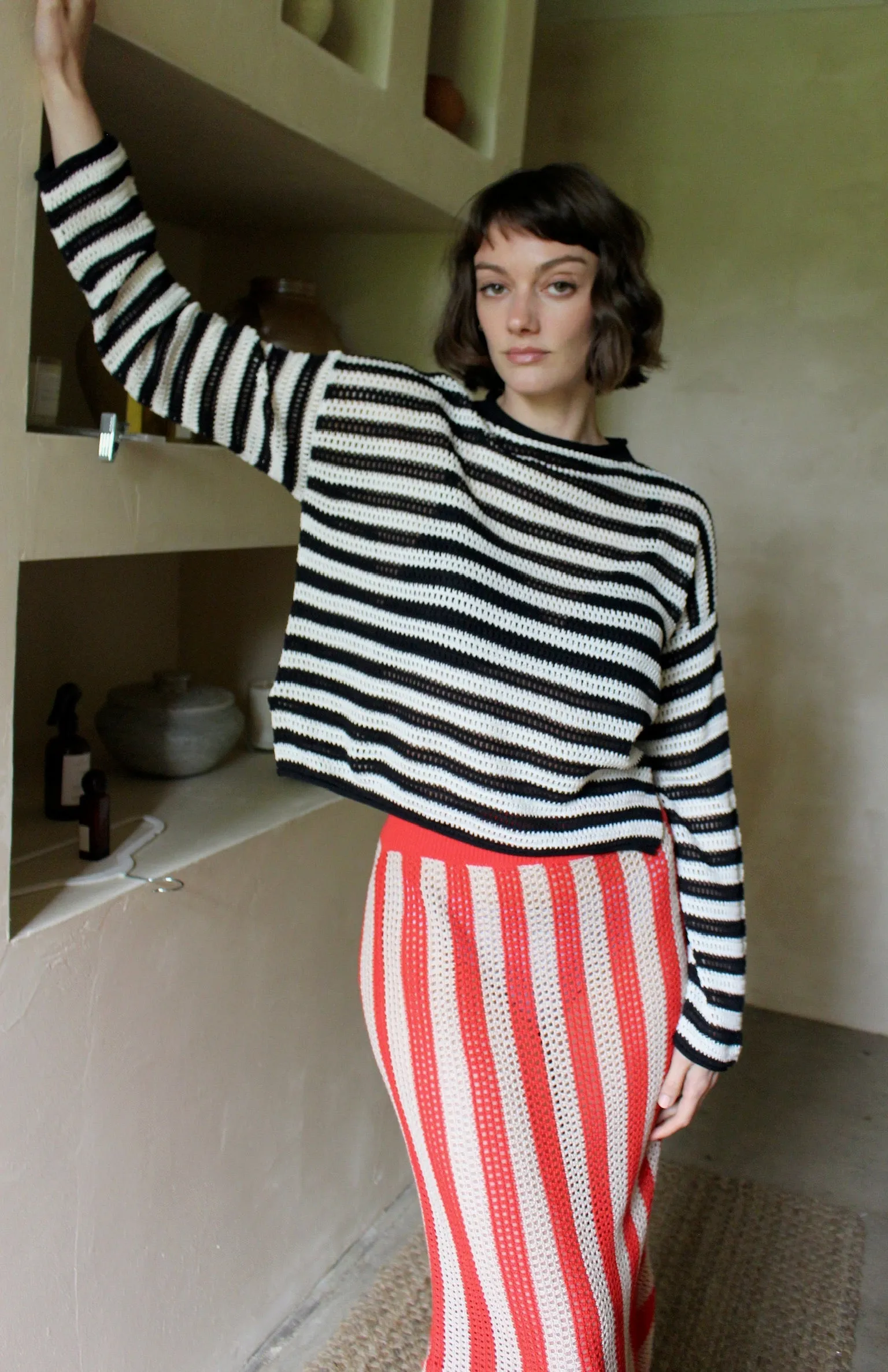 Leilani Sweater Openwork Knit sold by NA NIN product image thumbnail 5