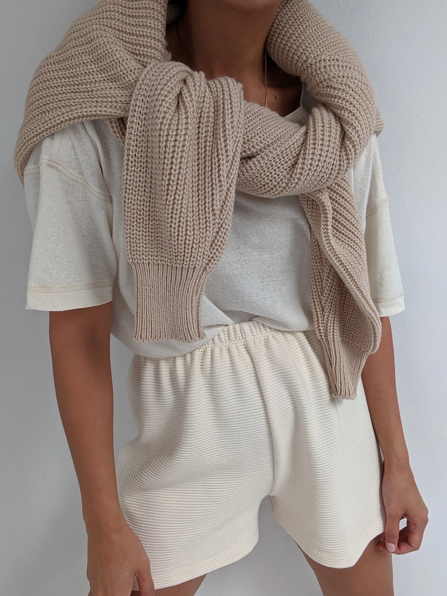 Chloe Rippled Cotton Short sold by NA NIN product image thumbnail 4