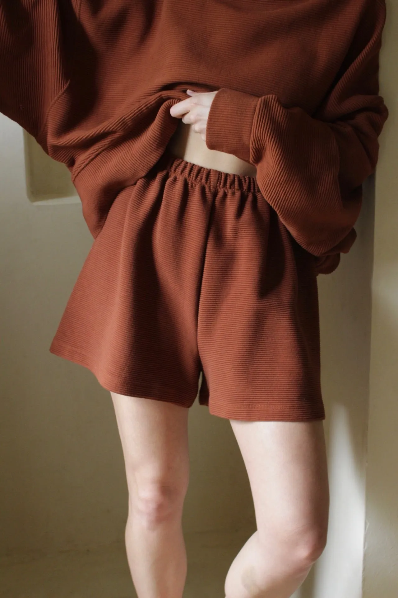 Chloe Rippled Cotton Short sold by NA NIN product image thumbnail 2