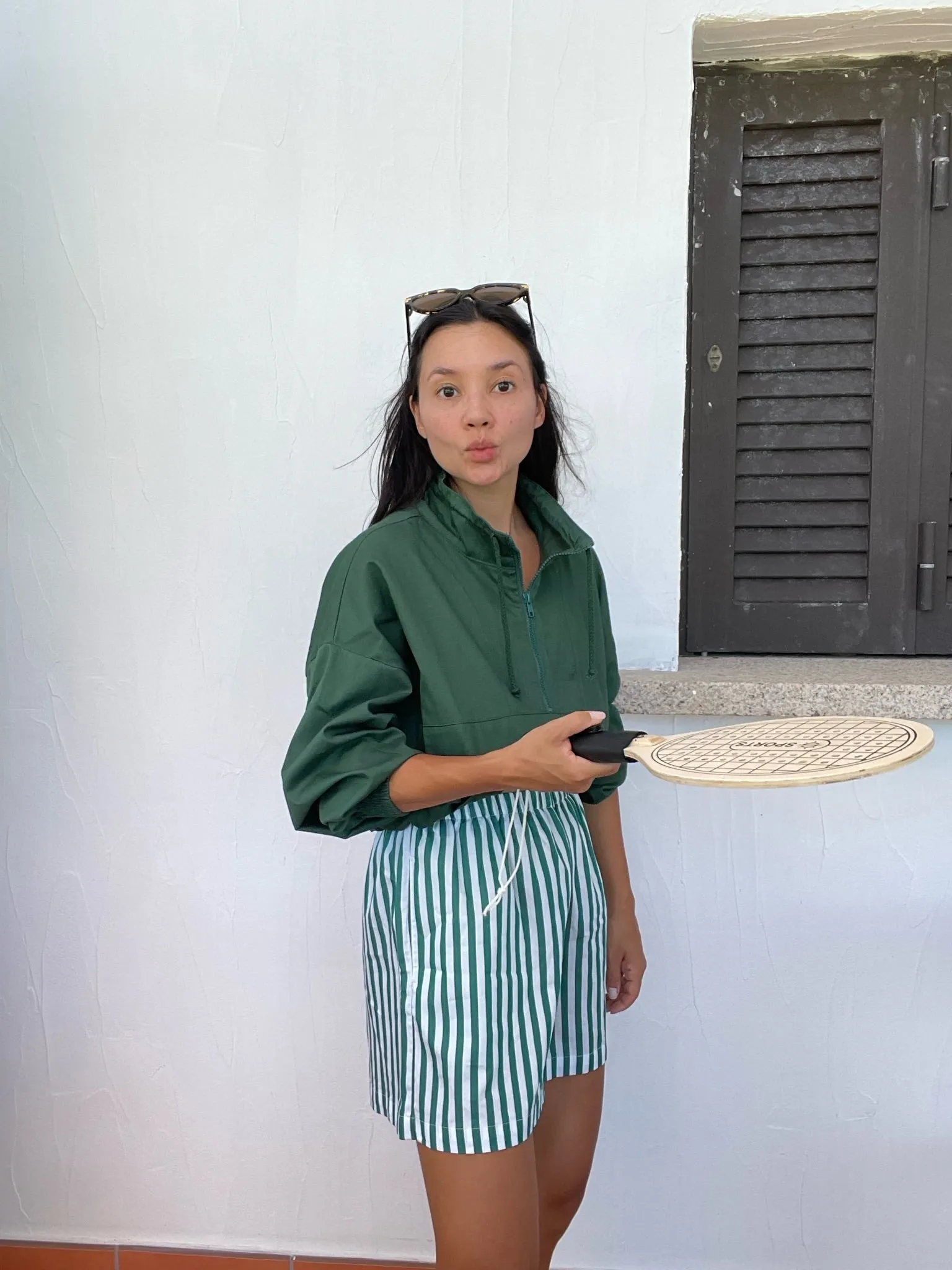 Chloe Striped Poplin Short sold by NA NIN product image thumbnail 3