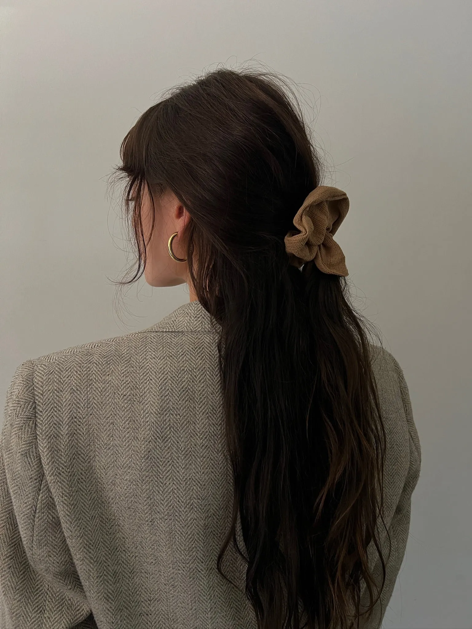 Waffled Cotton Scrunchie sold by NA NIN