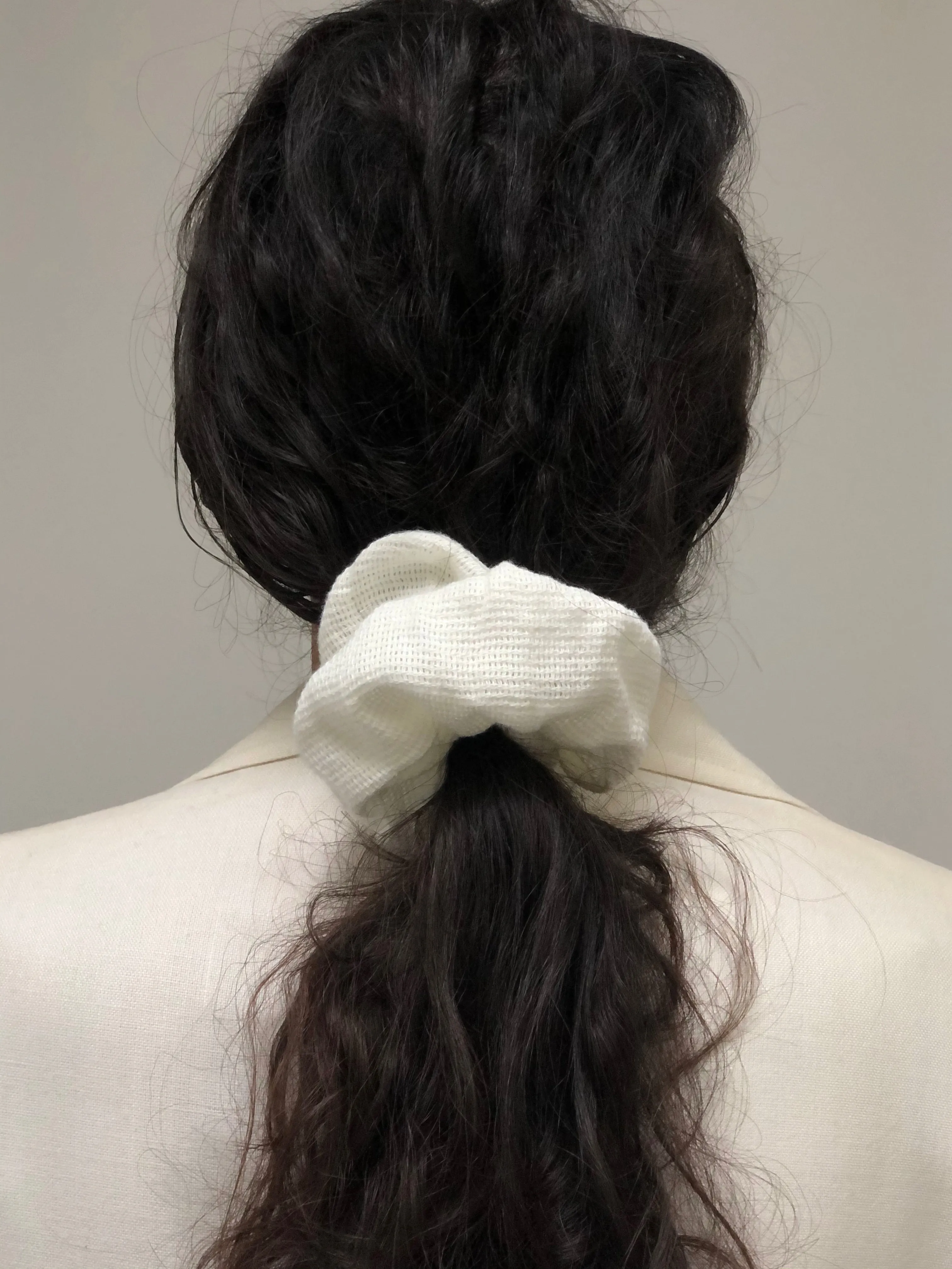 Waffled Cotton Scrunchie sold by NA NIN product image thumbnail 4