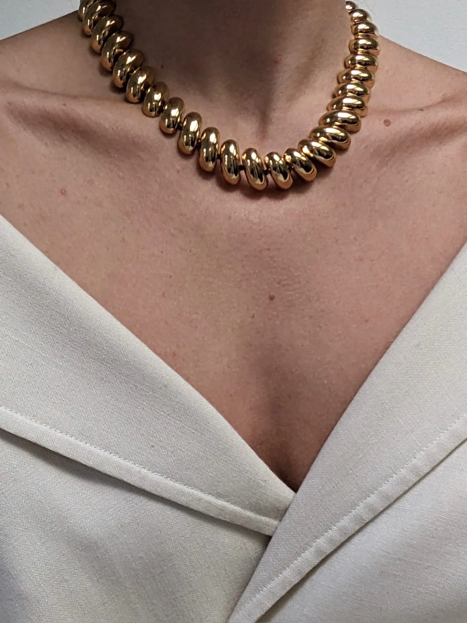 Vintage Gold San Marco Link Necklace sold by NA NIN product image thumbnail 2