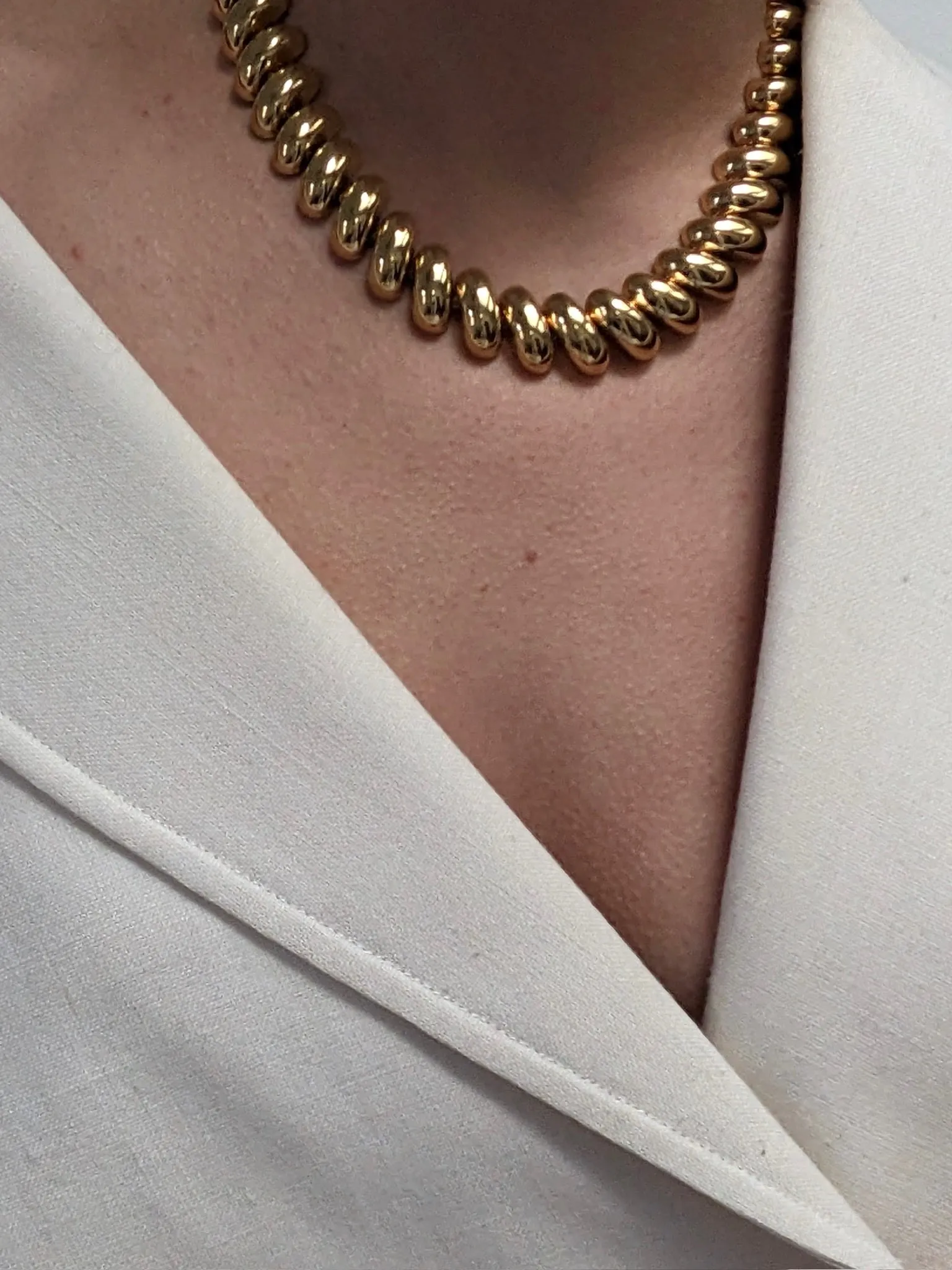 Vintage Gold San Marco Link Necklace sold by NA NIN product image thumbnail 5