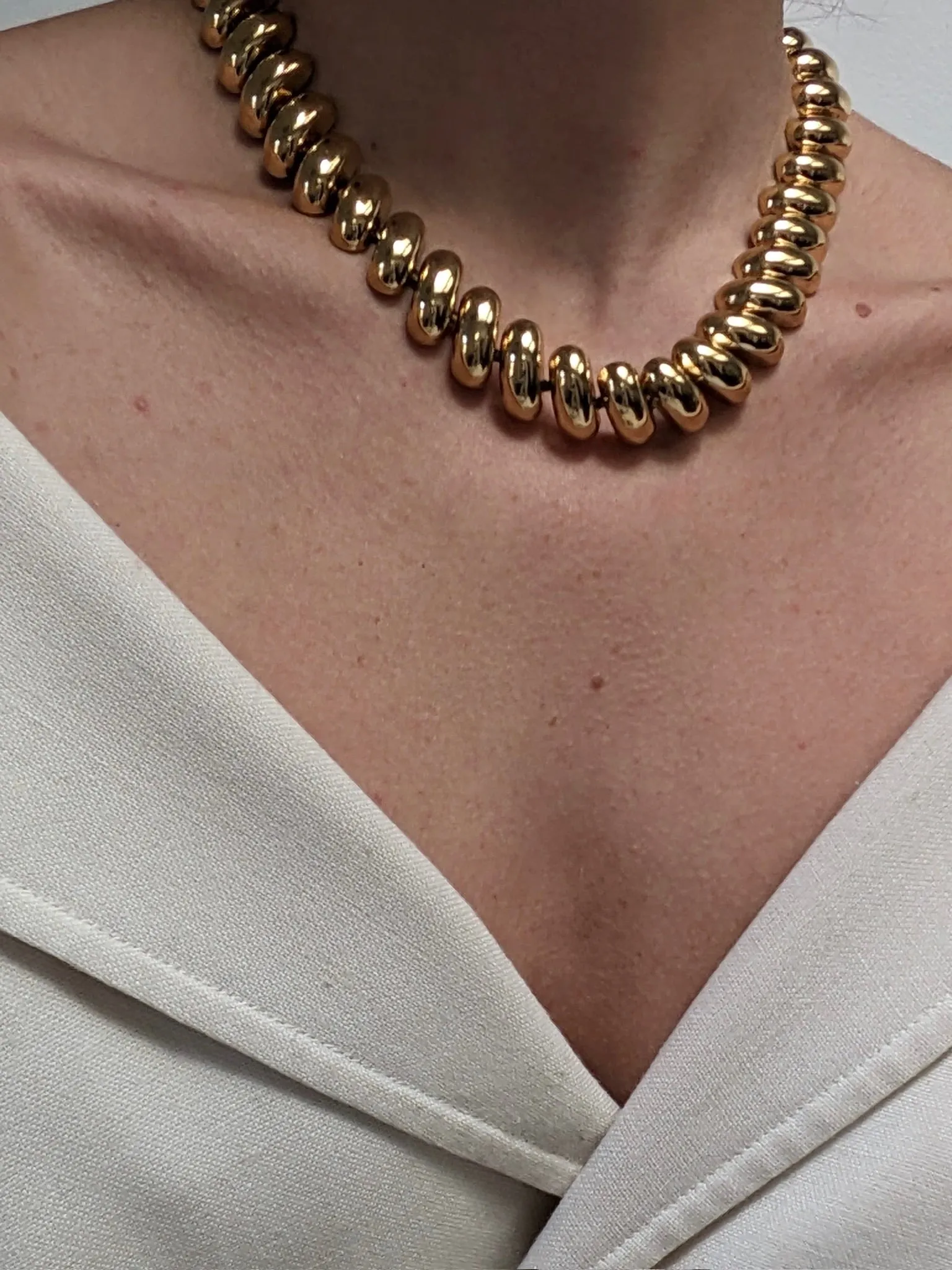 Vintage Gold San Marco Link Necklace sold by NA NIN product image thumbnail 4