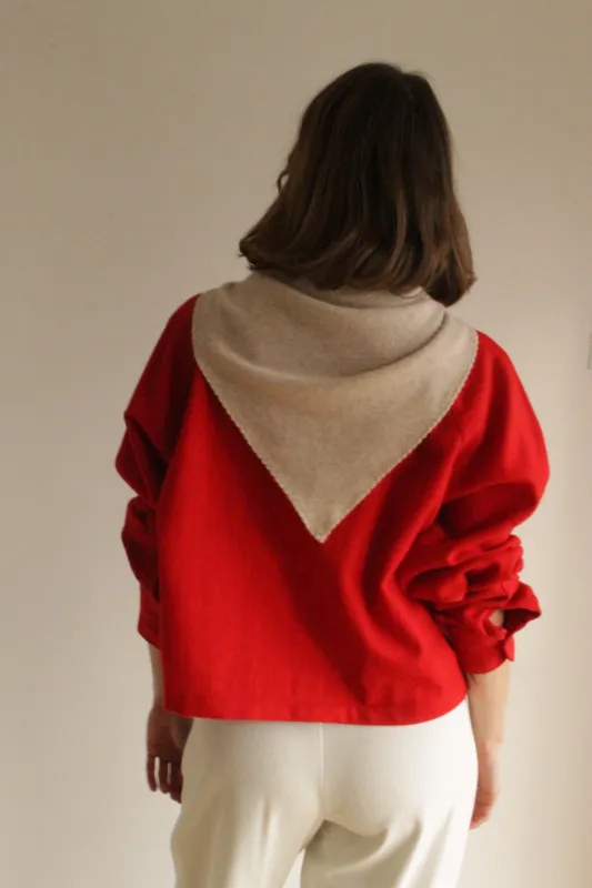 Reworked Cashmere Bandana made by NA NIN