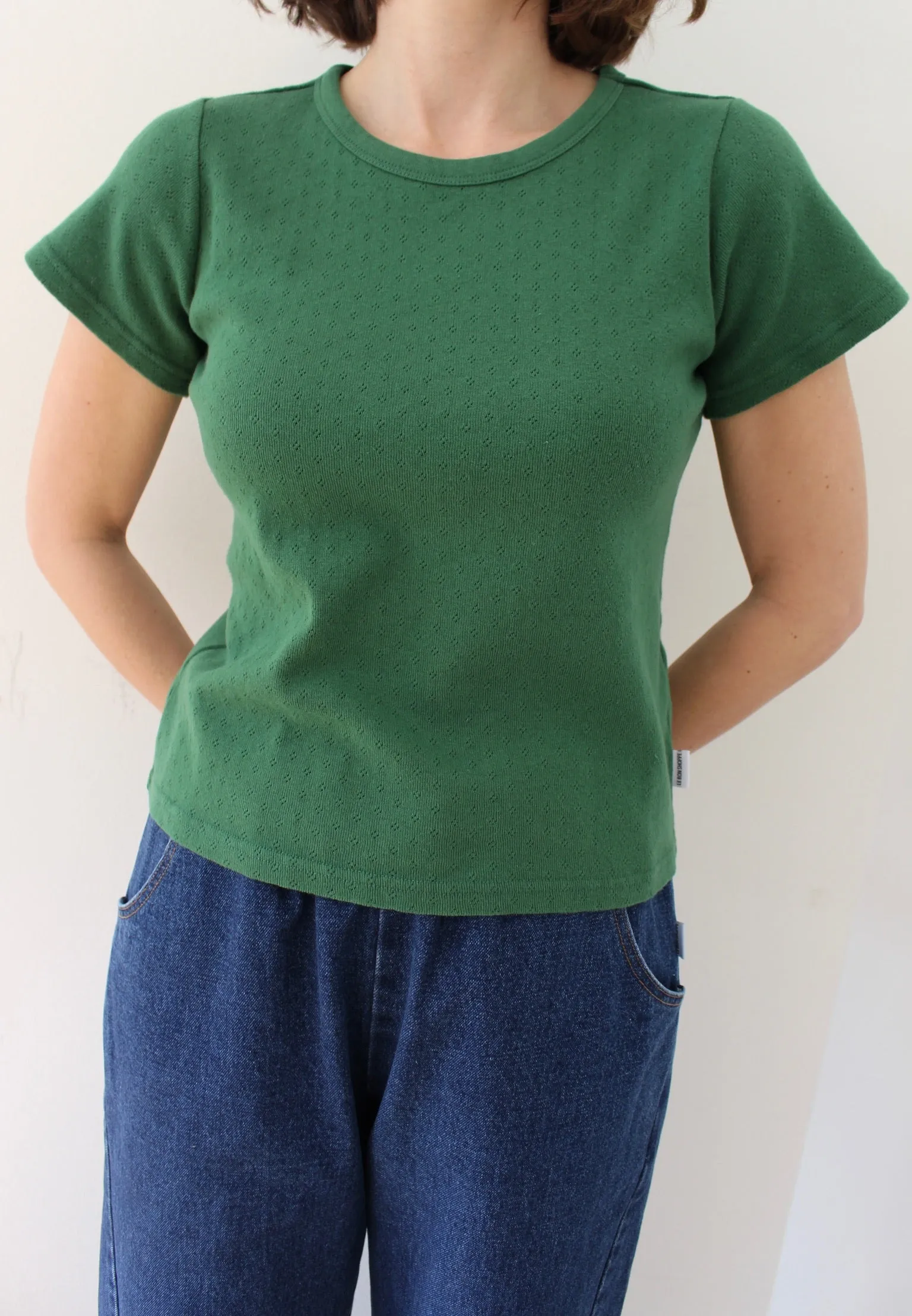 Pointelle Babe Tee sold by NA NIN product image thumbnail 4
