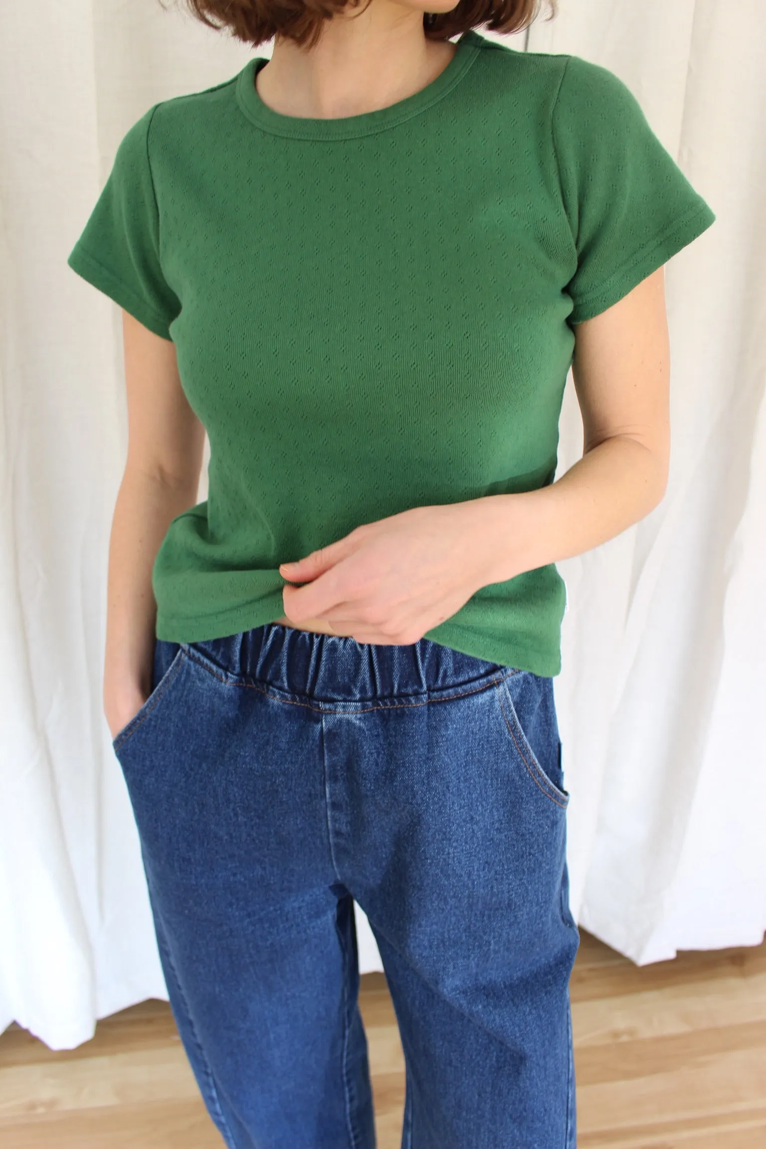 Pointelle Babe Tee sold by NA NIN product image thumbnail 2