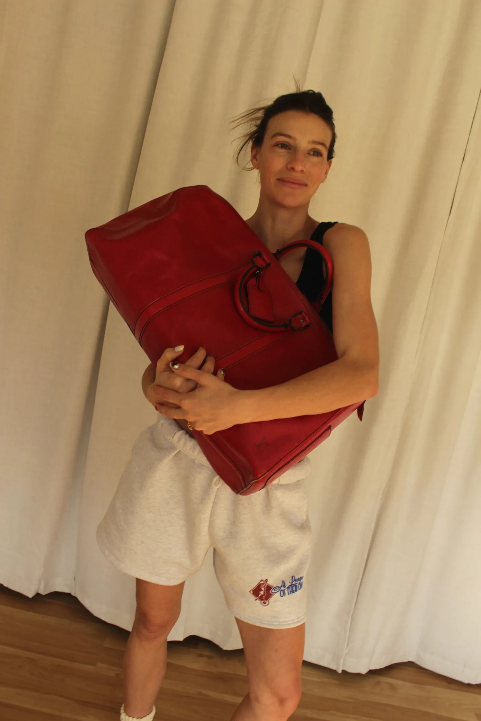 Louis Vuitton Epi Red Leather Keepall Duffle sold by NA NIN product image thumbnail 2