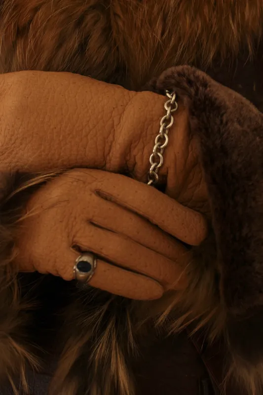 Vintage Sterling Silver Chain Link Bracelet made by Vintage