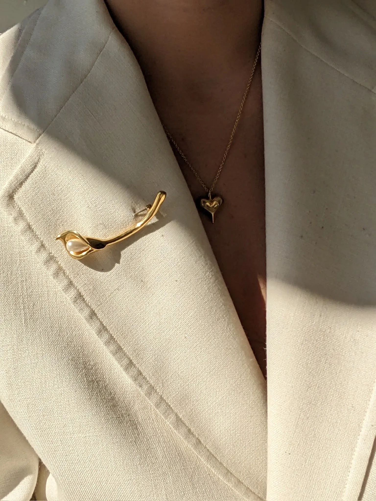 Lovely Vintage Calla Lily Brooch sold by NA NIN