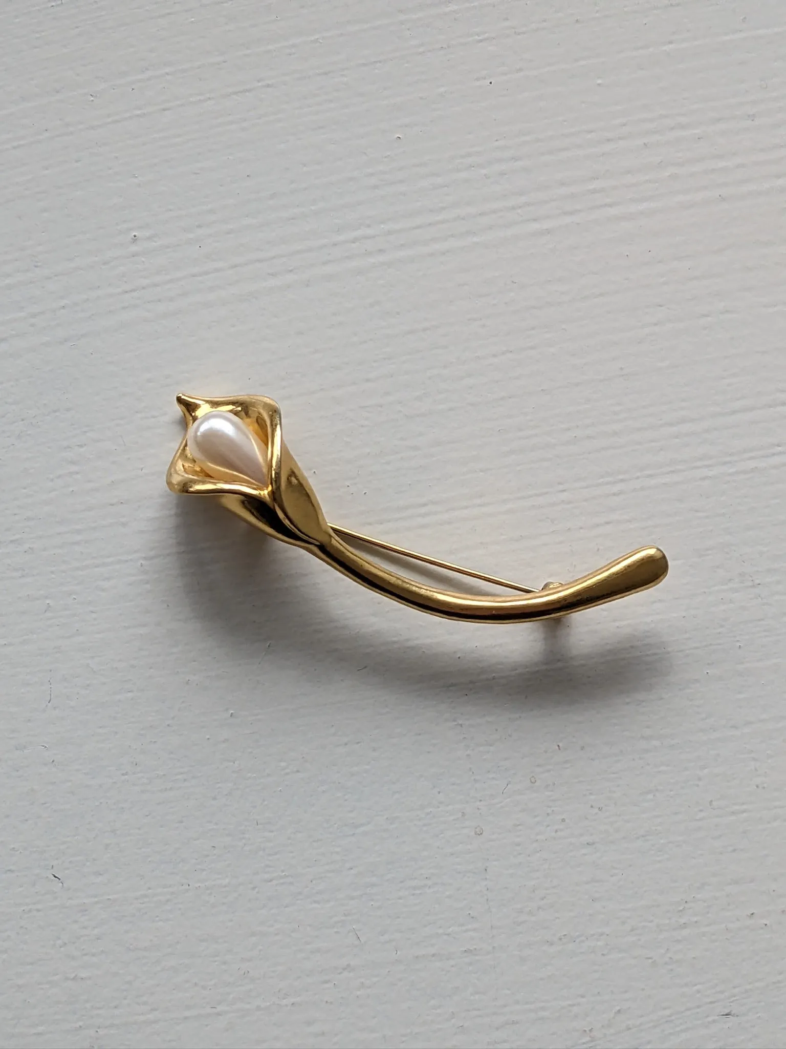 Lovely Vintage Calla Lily Brooch sold by NA NIN product image thumbnail 5