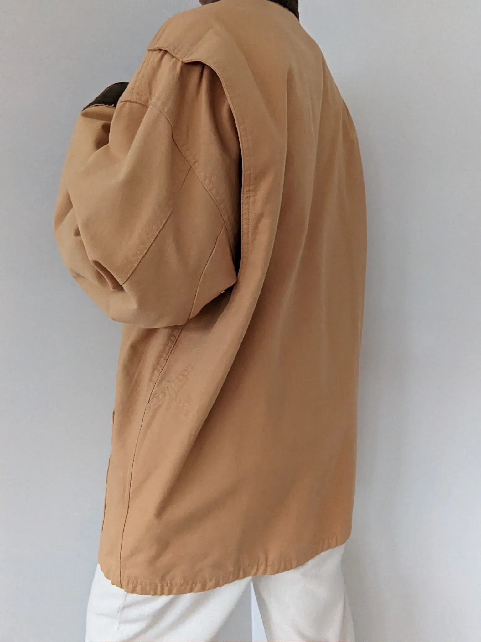 Vintage Honey Cotton Twill Chore Coat sold by NA NIN product image thumbnail 4