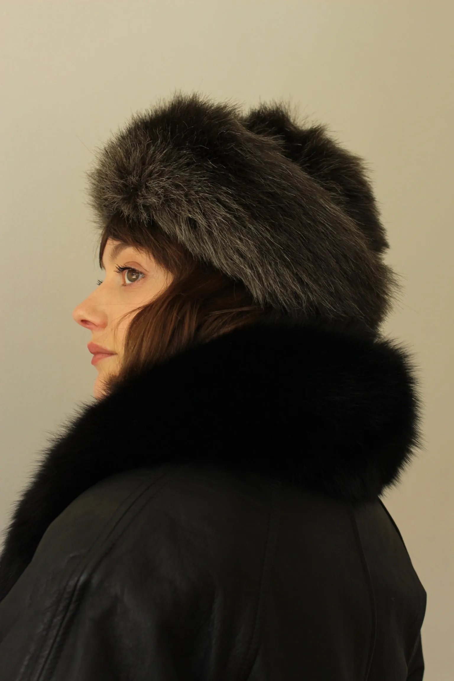 Vintage Smoke Faux Fur Hat sold by NA NIN product image thumbnail 3
