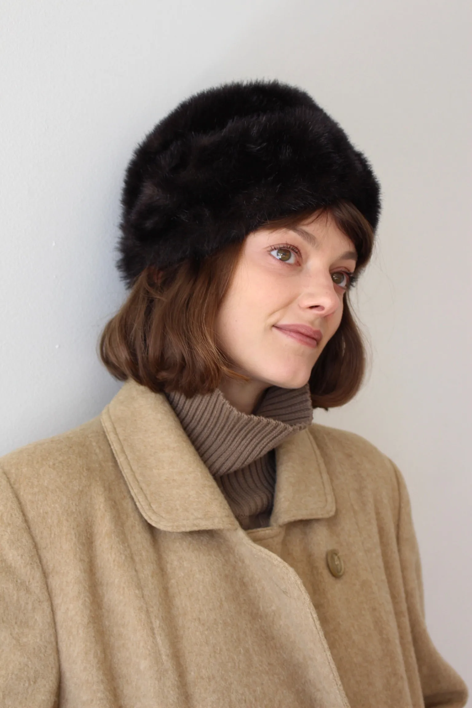 Vintage Smoke Faux Fur Hat sold by NA NIN product image thumbnail 3
