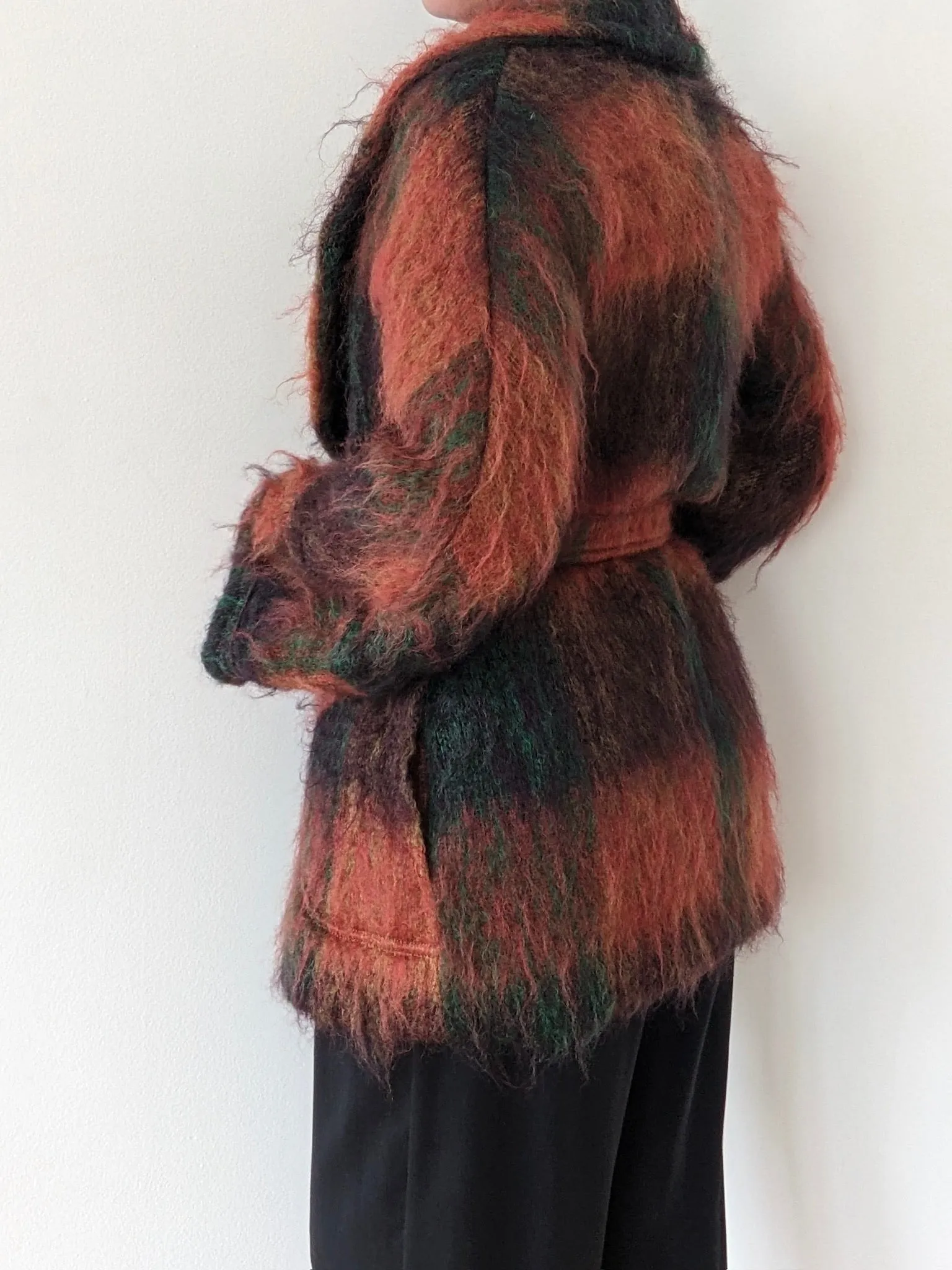 Amazing Vintage Belted Mohair Robe Coat sold by NA NIN product image thumbnail 3