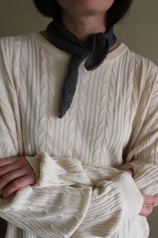 Hand Knit Cotton Bandana sold by NA NIN